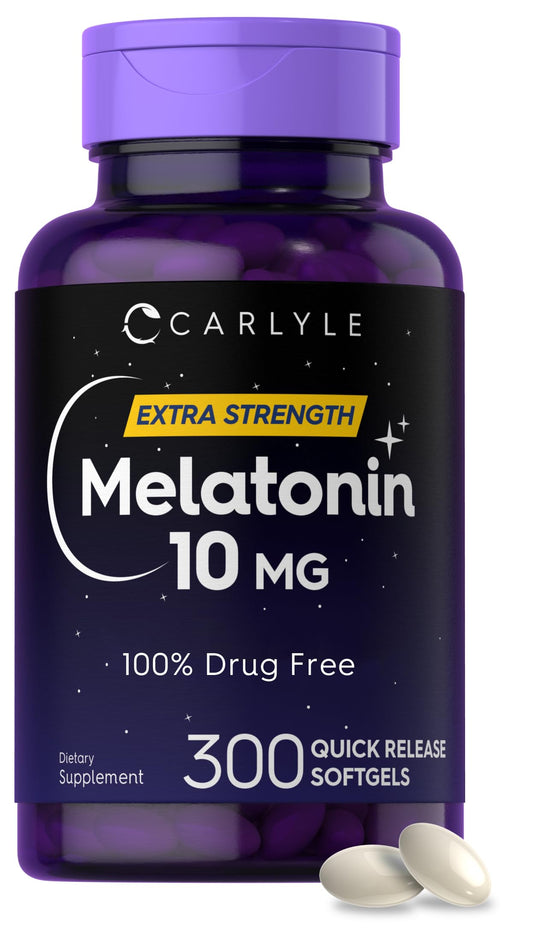 Carlyle Melatonin 10mg Softgels 300 Count