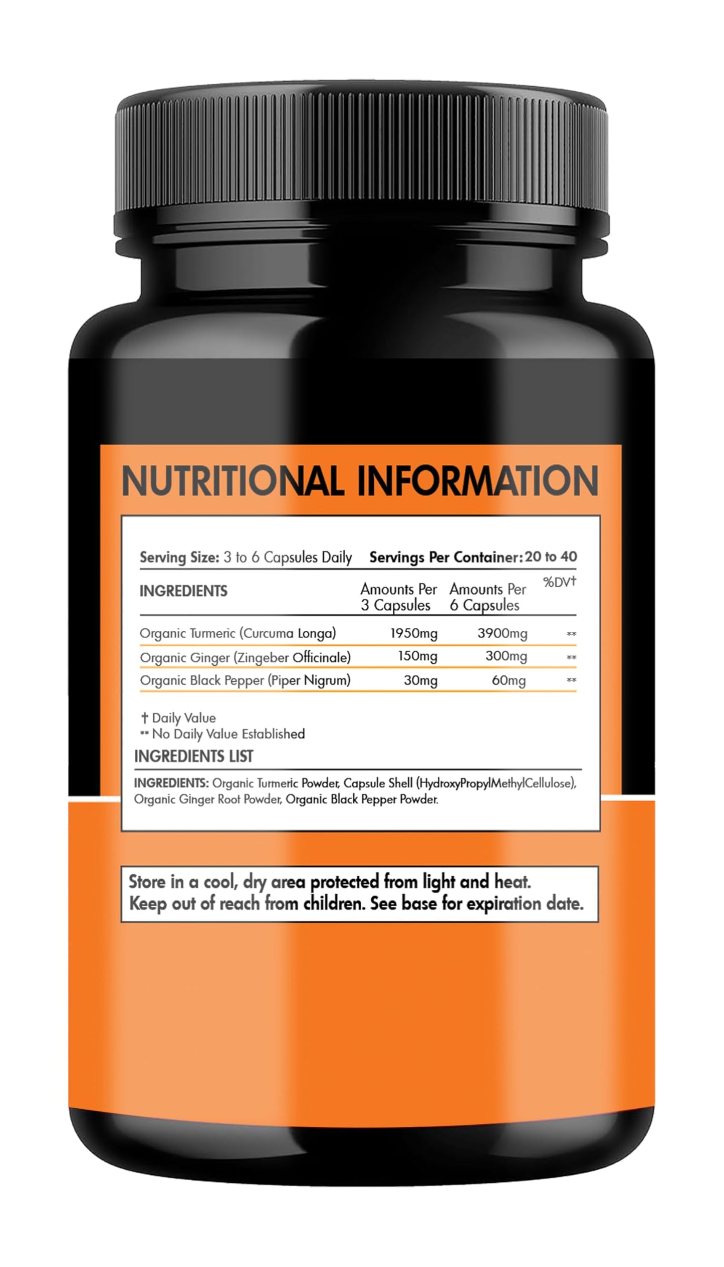 SASH Vitality Turmeric Curcumin 2130mg with Organic Black Pepper Vegan Capsules 120 Count