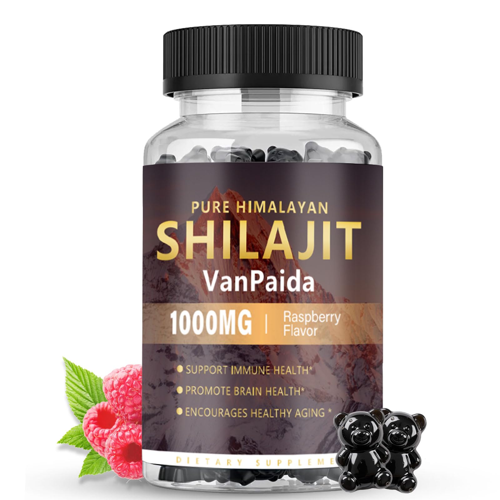 Van Paida Sugar Free Shilajit 60 Gummies