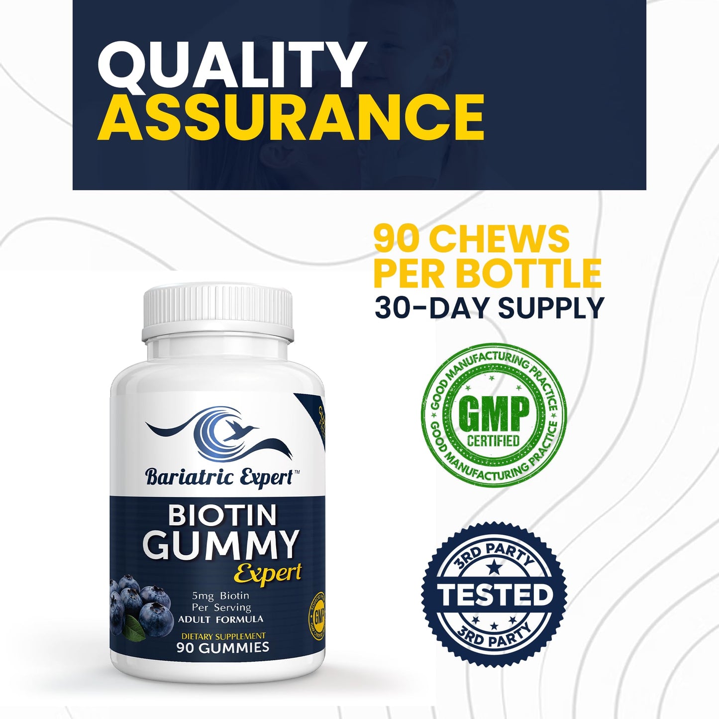 Bariatric Food Expert Biotin Vitamin Gummy, 1