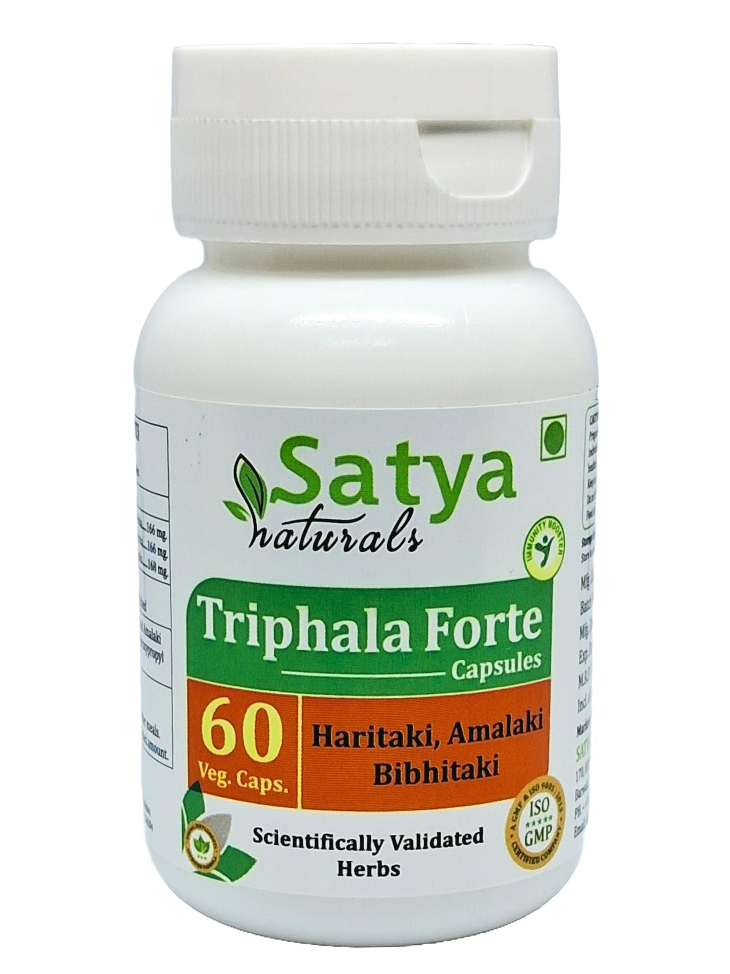 Satya Naturals Triphala Forte Capsules 500 mg, 240 Capsules