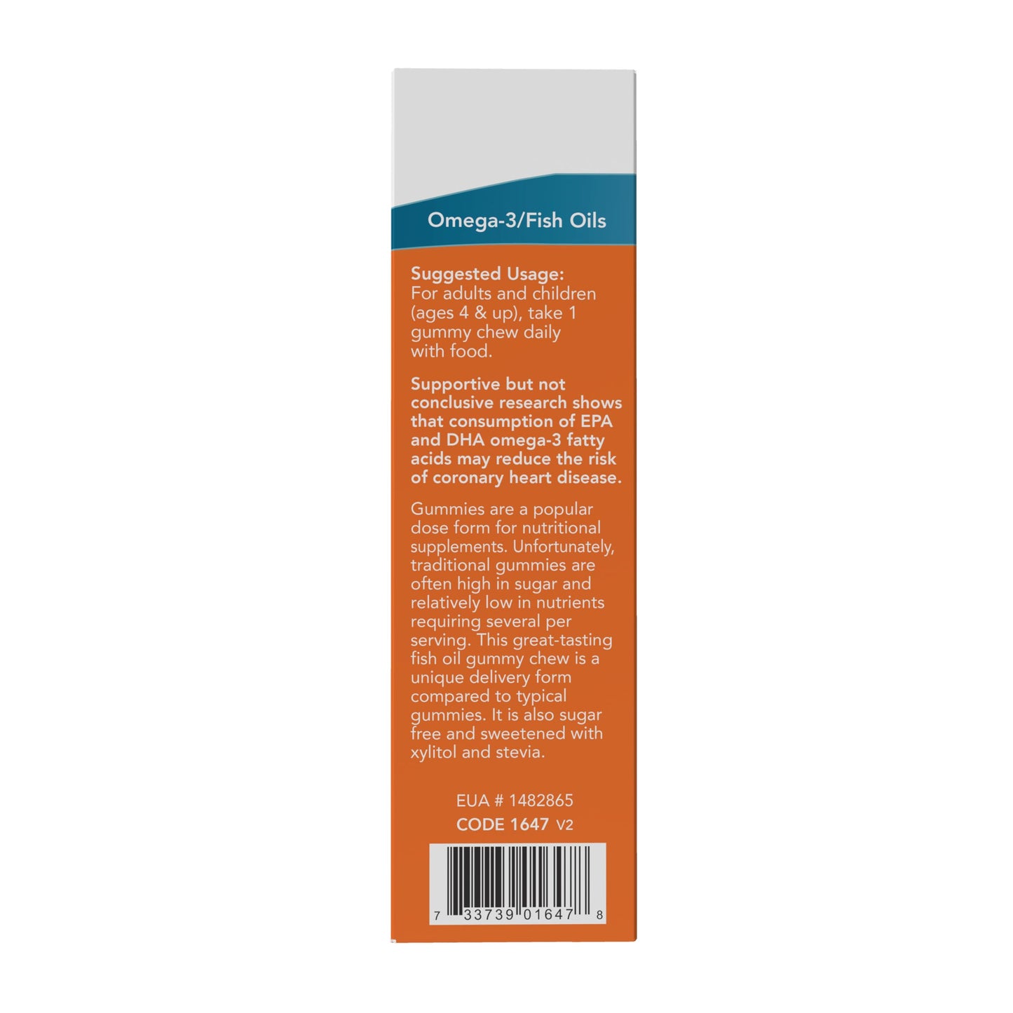NOW Foods Omega-3 Fish Oil Gummy Chews Chewable, 36 Count