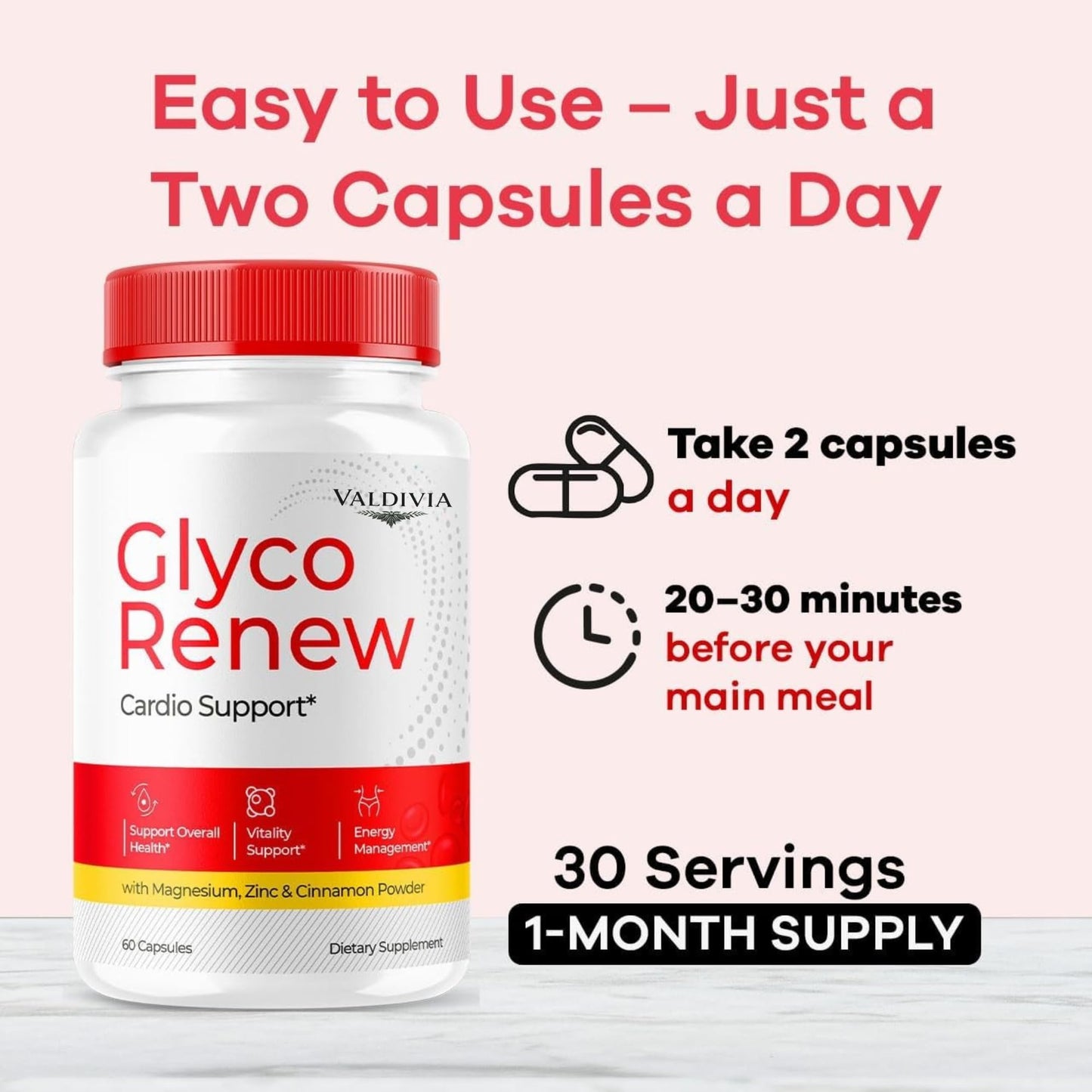 Valdivia Glyco Renew Capsules, 120 Capsules