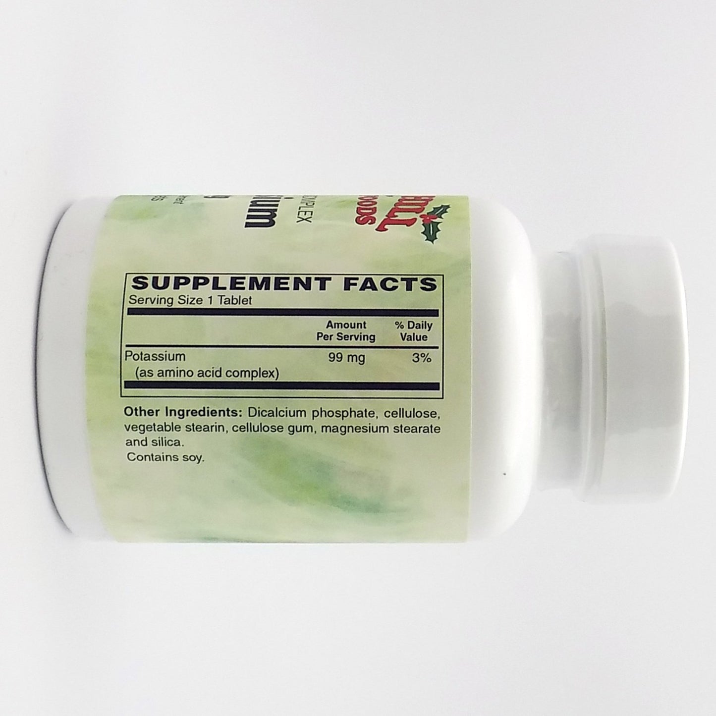 Holly Hill Health Foods Potassium 99 MG Tablets 100