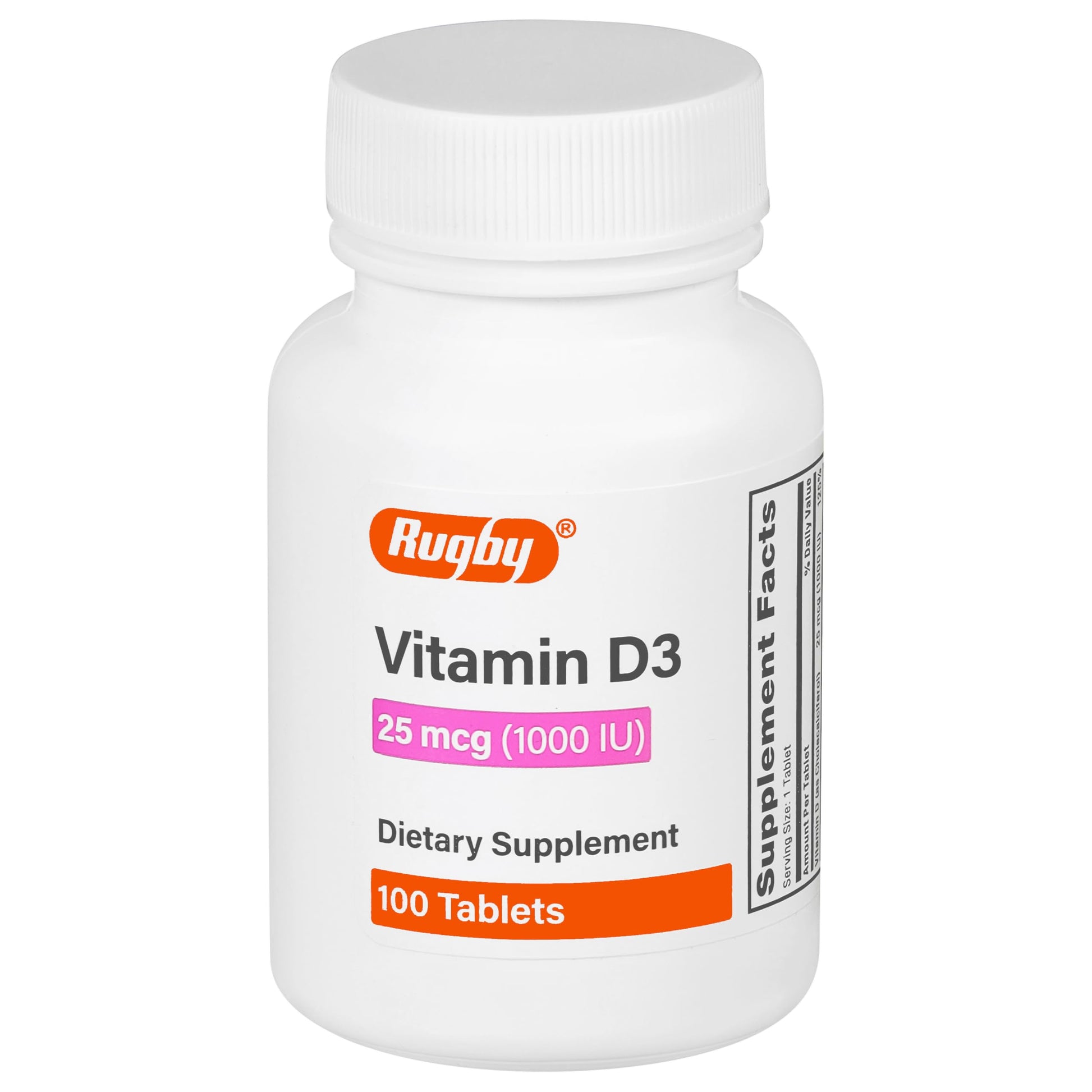 Rugby Laboratories Vitamin D3 100 Tablets