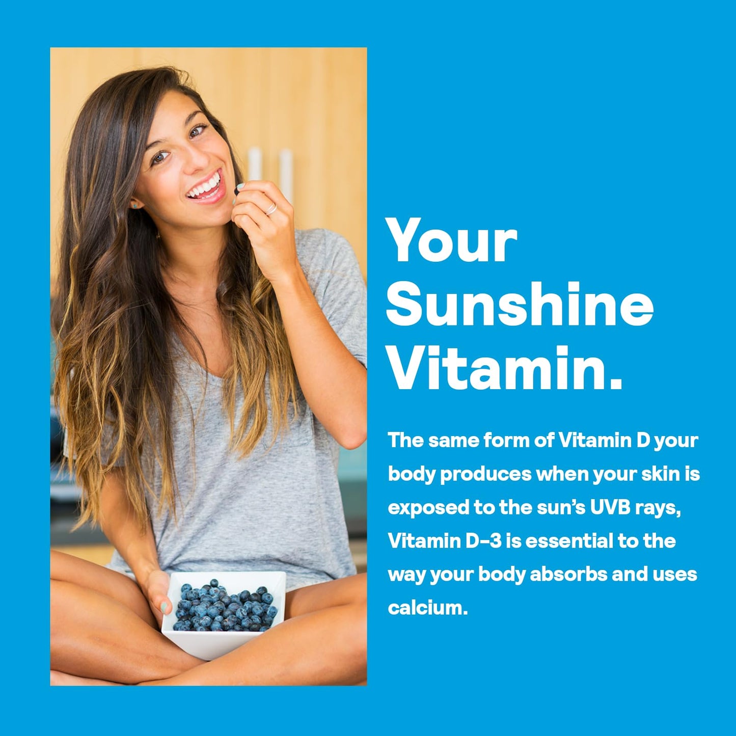 Nature's Life Strengthening Vitamin D3 2000 IU (50 mcg) - Vitamin D - Bone Health and Immune Support Softgels, 120 Count