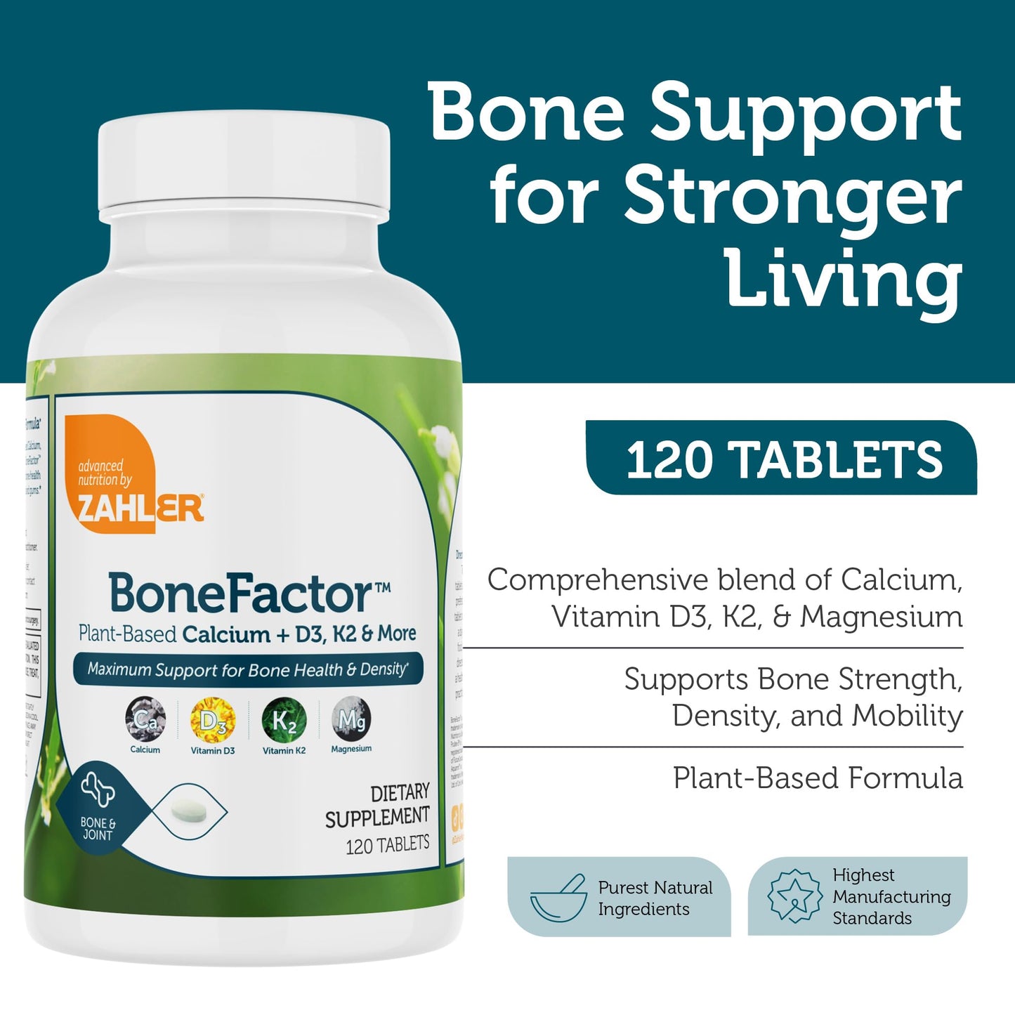 Zahler Bonefactor Tablet 120 Tablets