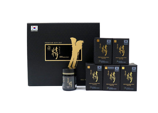 GeumHeuk Korean Black Ginseng Extract Powder 8.8185 oz (Pack of 5)