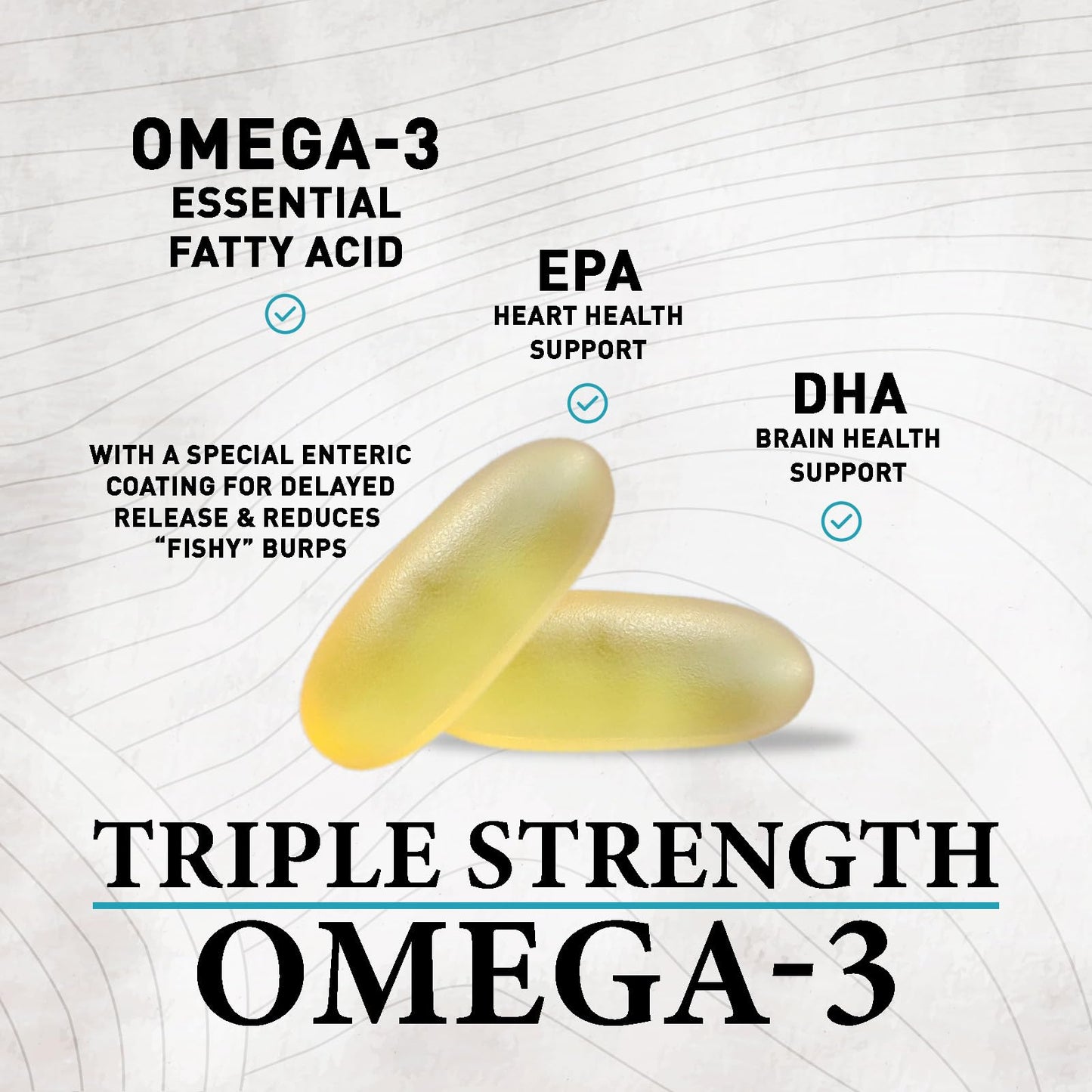 Health Nutrition Naturals Omega-3 Fish Oil Softgels 120