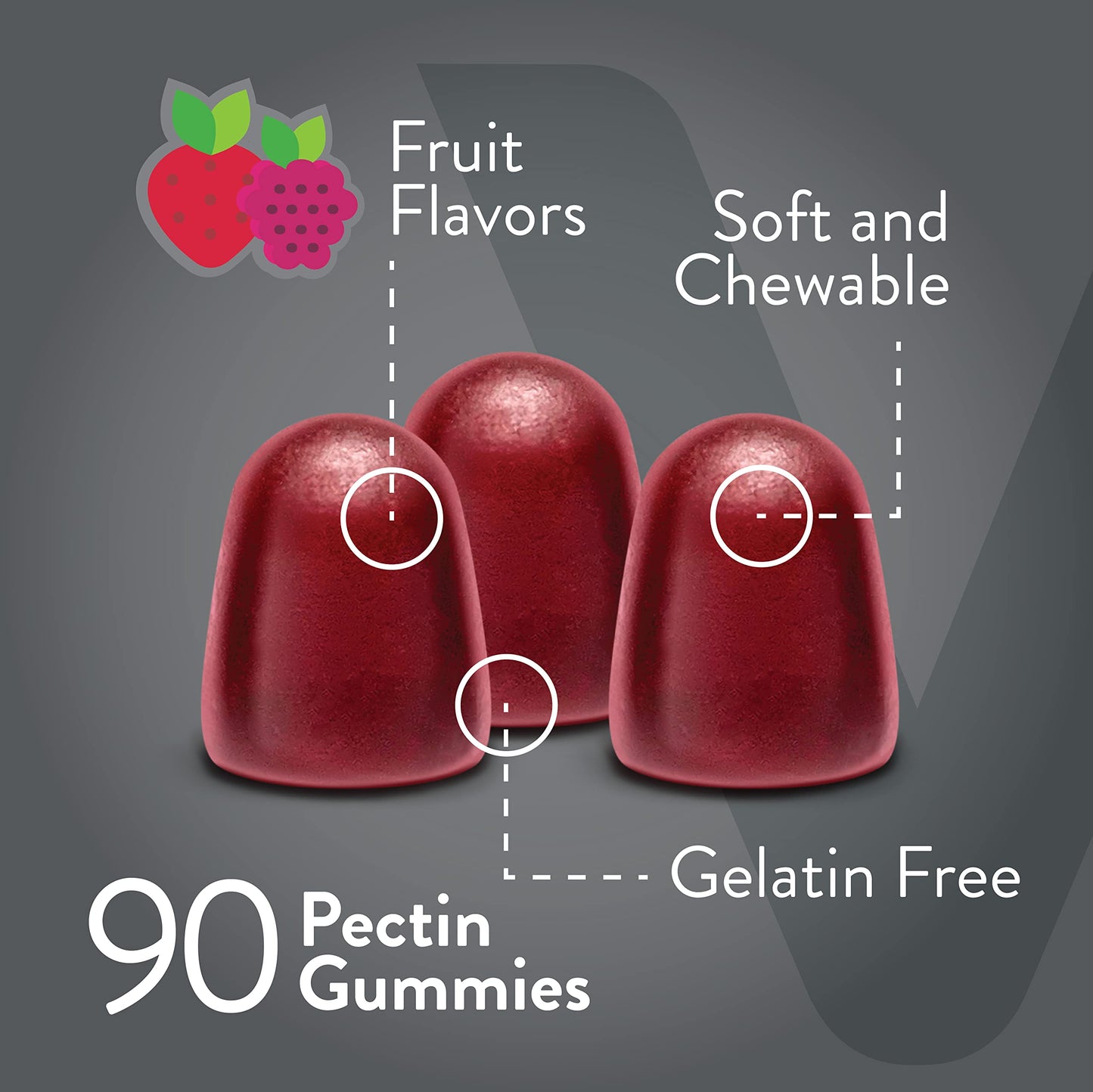 Viteey Prebiotic Fiber Gummies Gummy 90 Count
