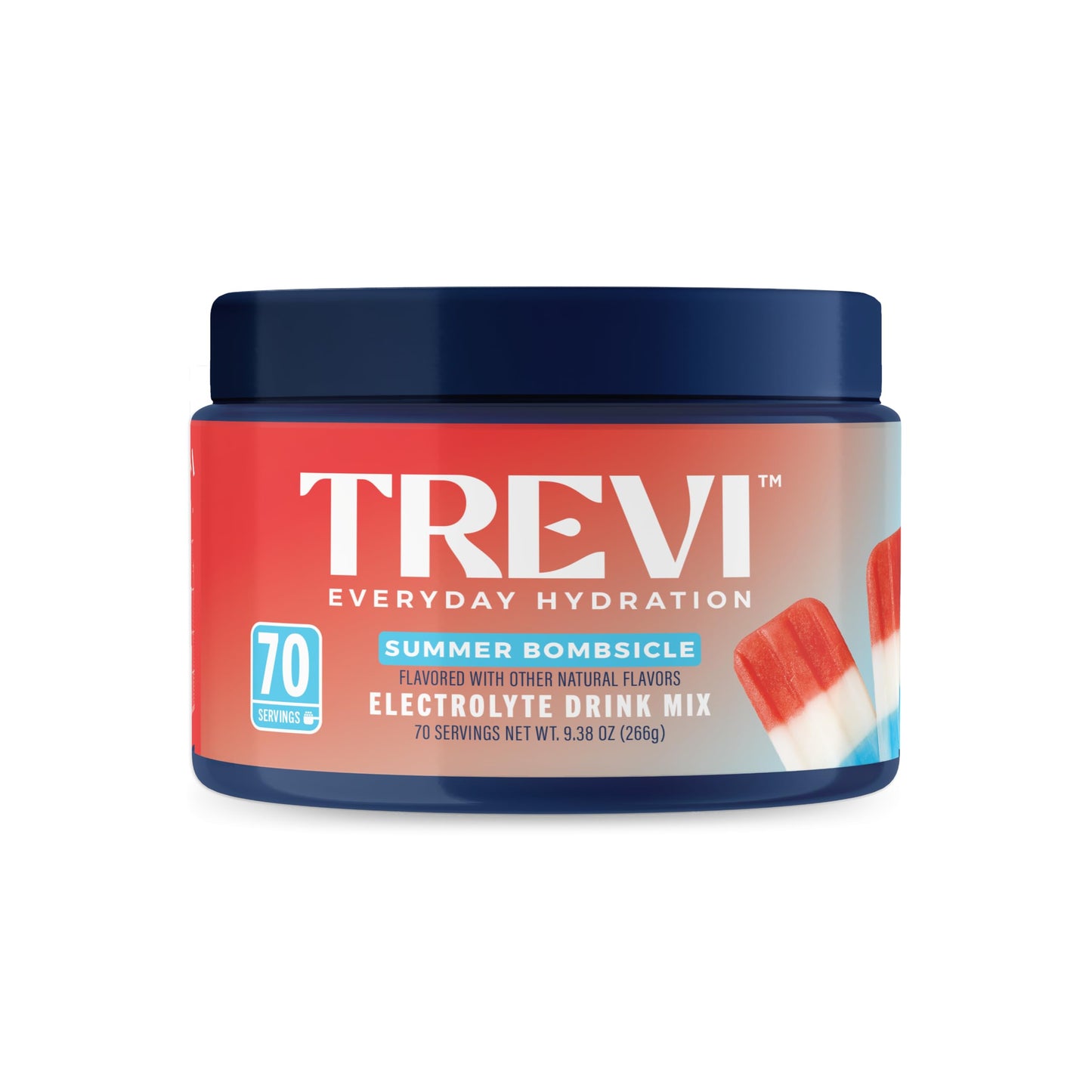 TREVI Electrolytes Powder Bombsicle Sugar Free Hydration 9.38 Ounces
