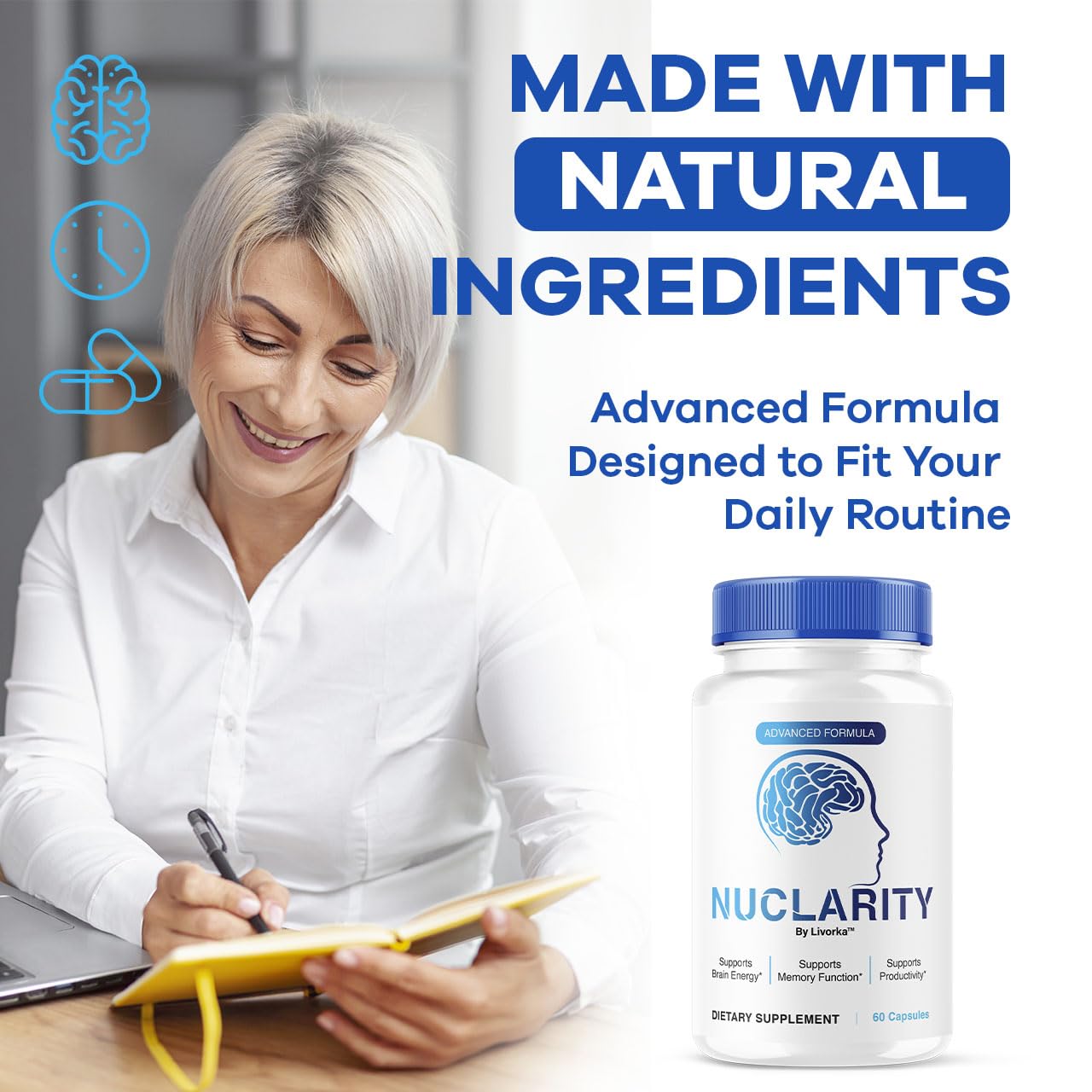 LIVORKA Nuclarity Memory Support Capsules, 120 Capsules