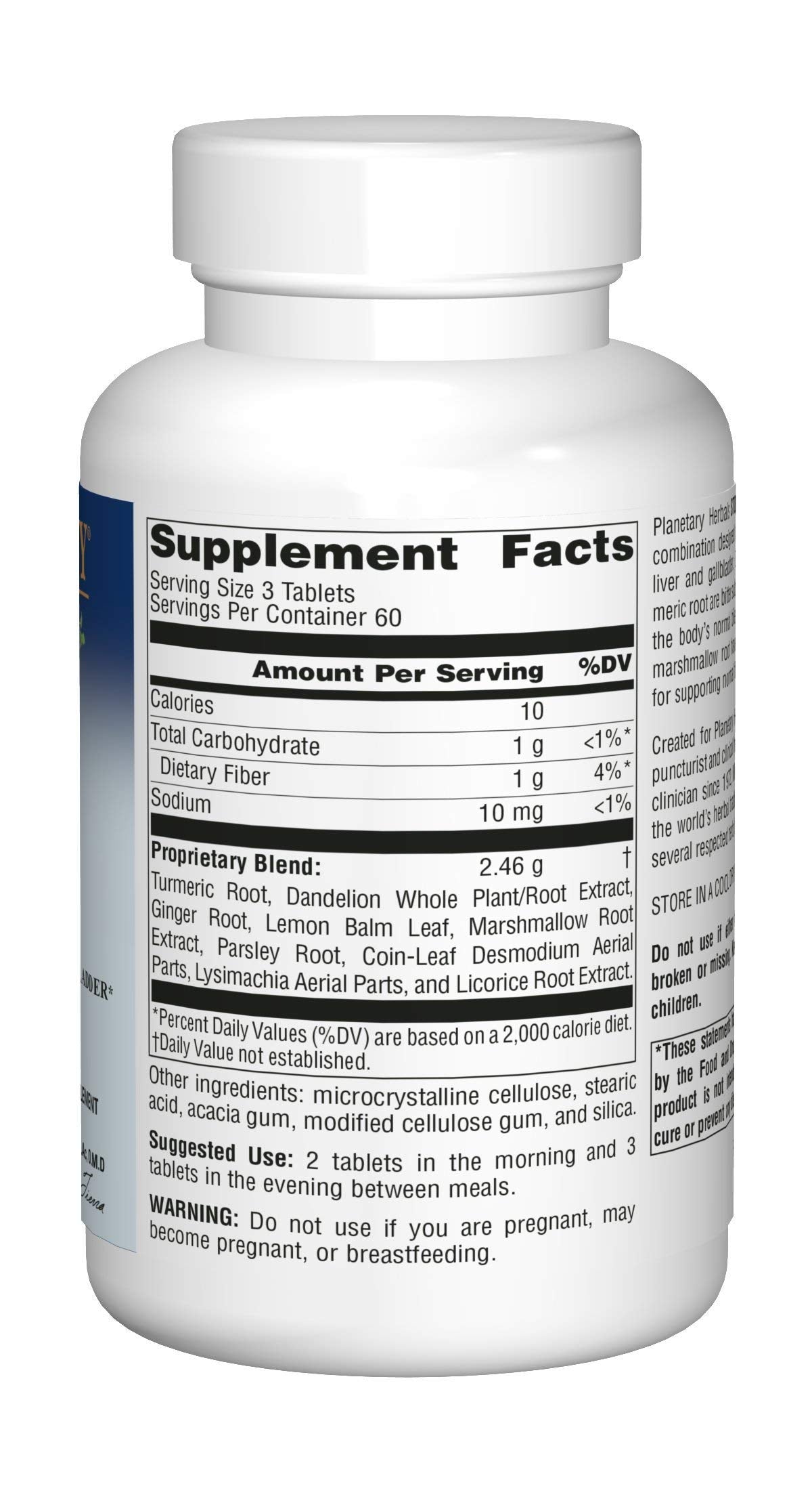 Planetary Herbals Stone Free 820 mg Herbal Support for Kidney and Gallbladder 180 Tablets