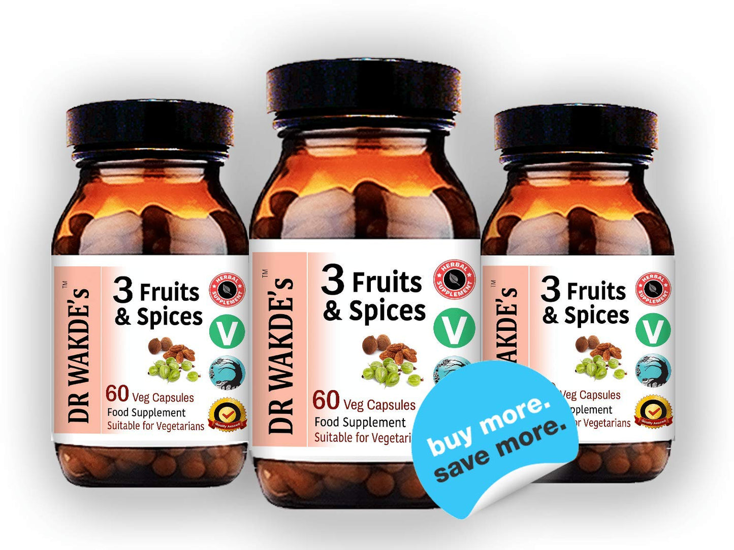DR WAKDE'S 3 Fruits & Spices Capsules 1 Capsule