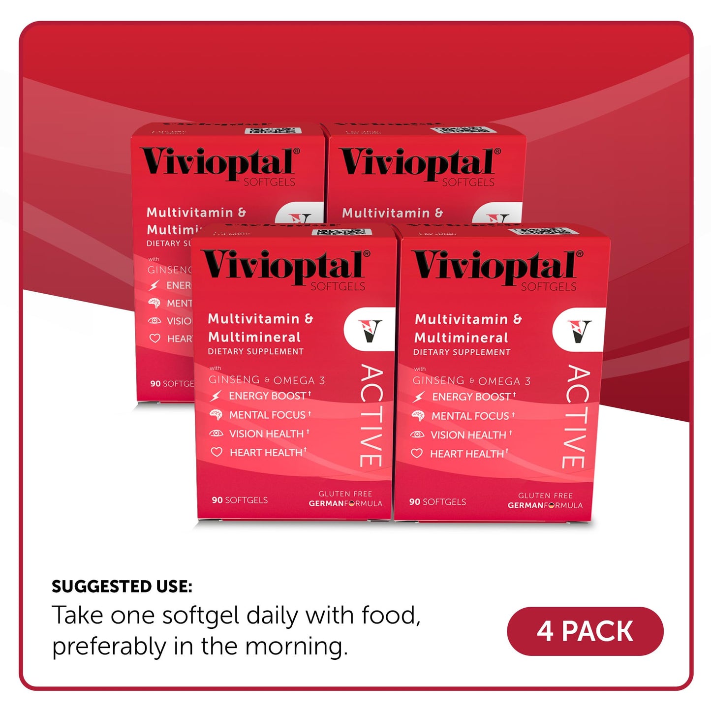 Vivioptal Vitamins Vivioptal Active Softgels 360 Count