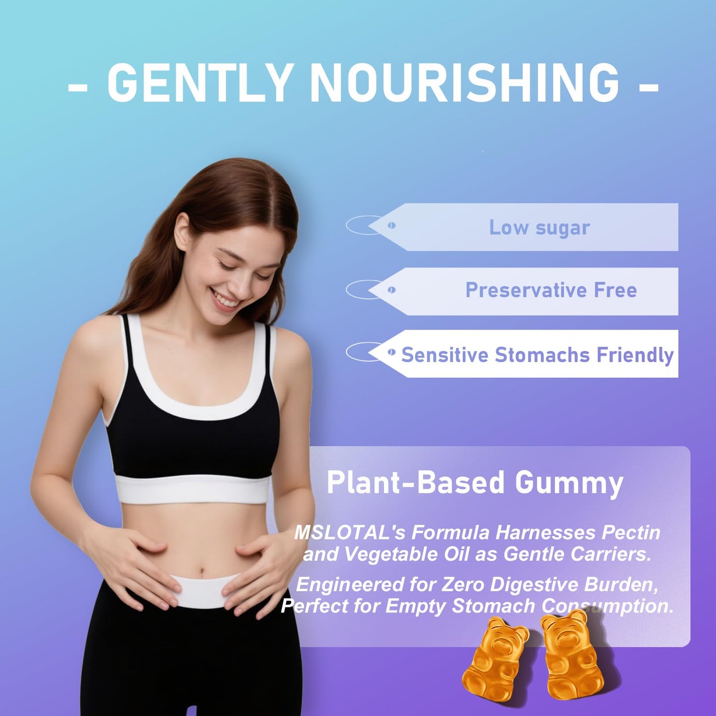 MSLOTAL Calcium Citrate Gummies 120 Chews