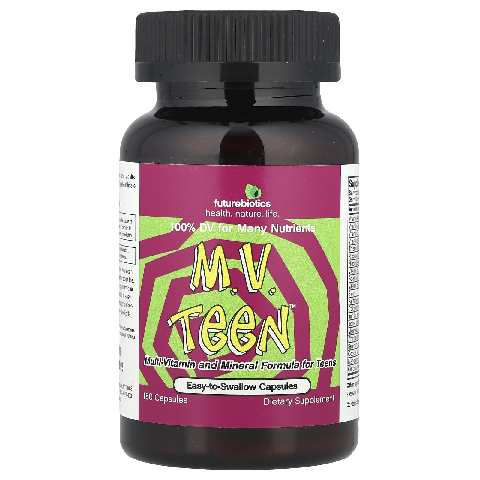 Futurebiotics MV Teen 180 Vegetarian Capsules