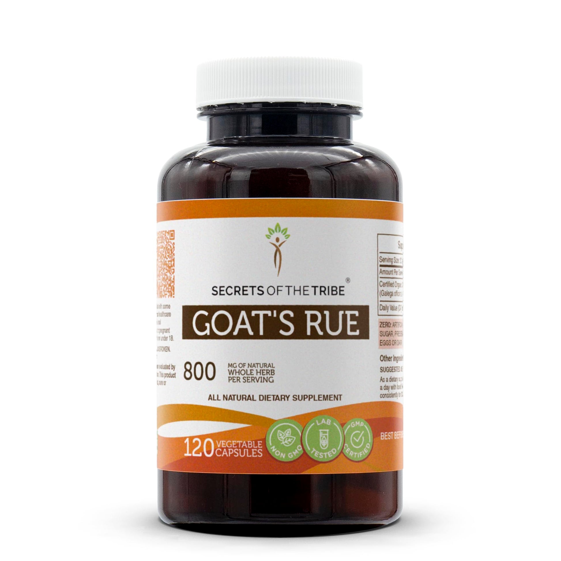 Secrets of the Tribe Goat's Rue Capsules, 120 Count
