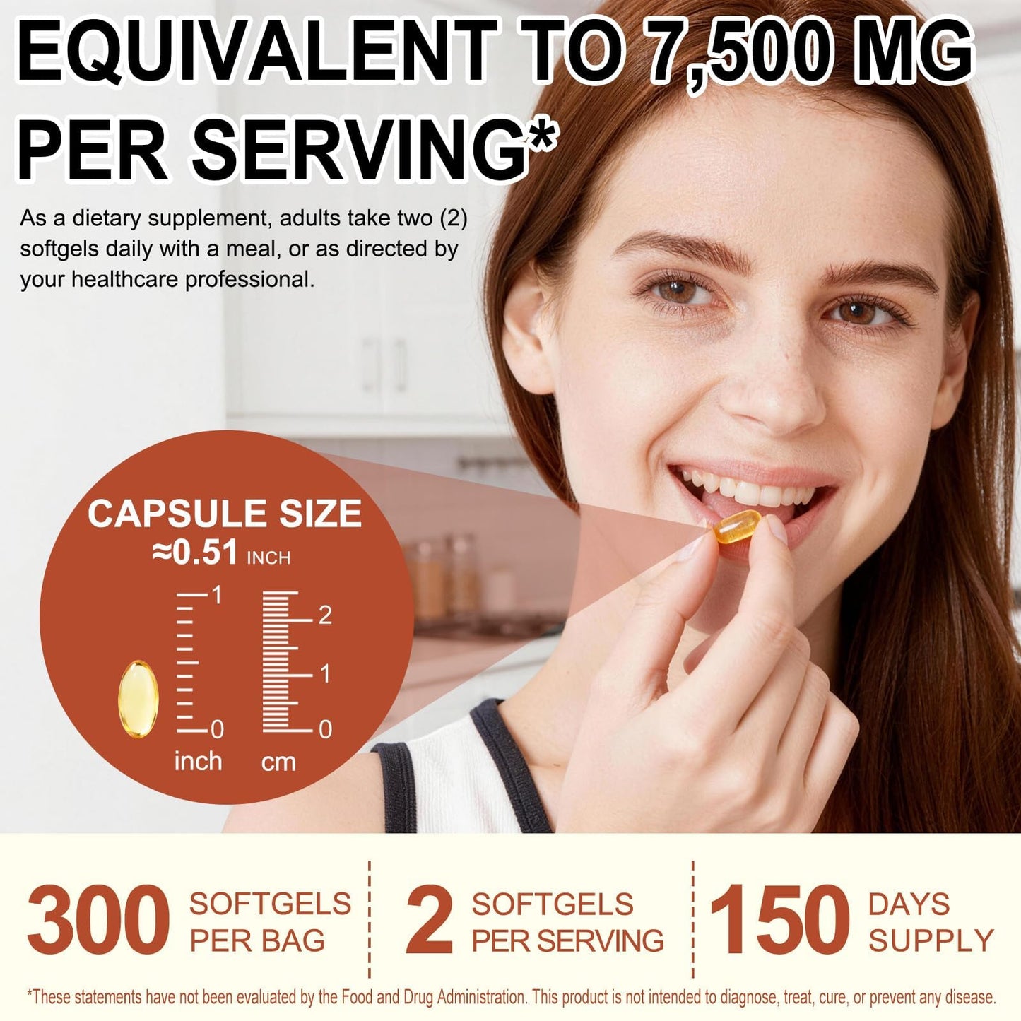 VOFANK Odorless Aged Garlic Extract Softgel, 600 Softgels