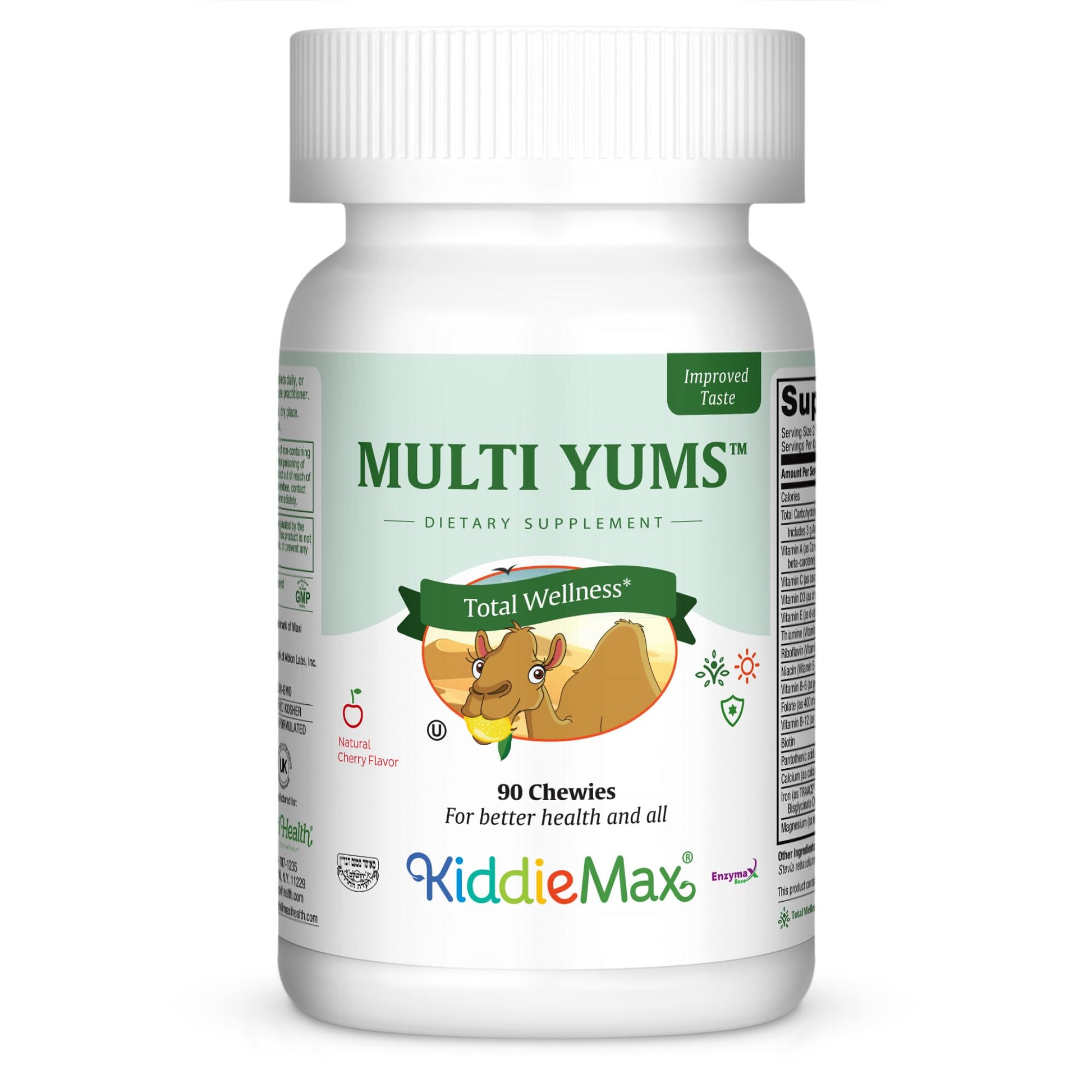Maxi Health MultiYums! Assorted Flavor Tablets, 90 Count