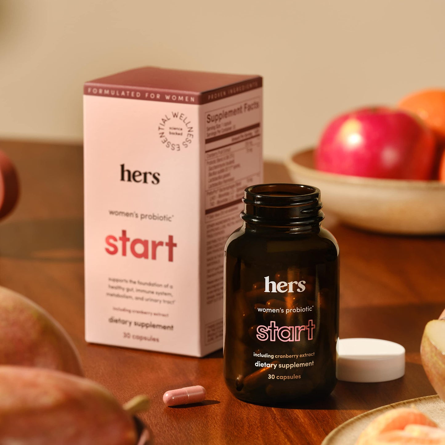 Hims & Hers Hers Start Supplement Capsule, 30 Capsules