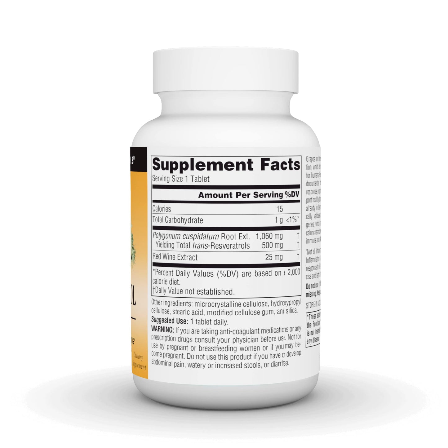 Source Naturals Resveratrol 550, Heart Support & Healthy Aging, 500 mg, 30 Tablets