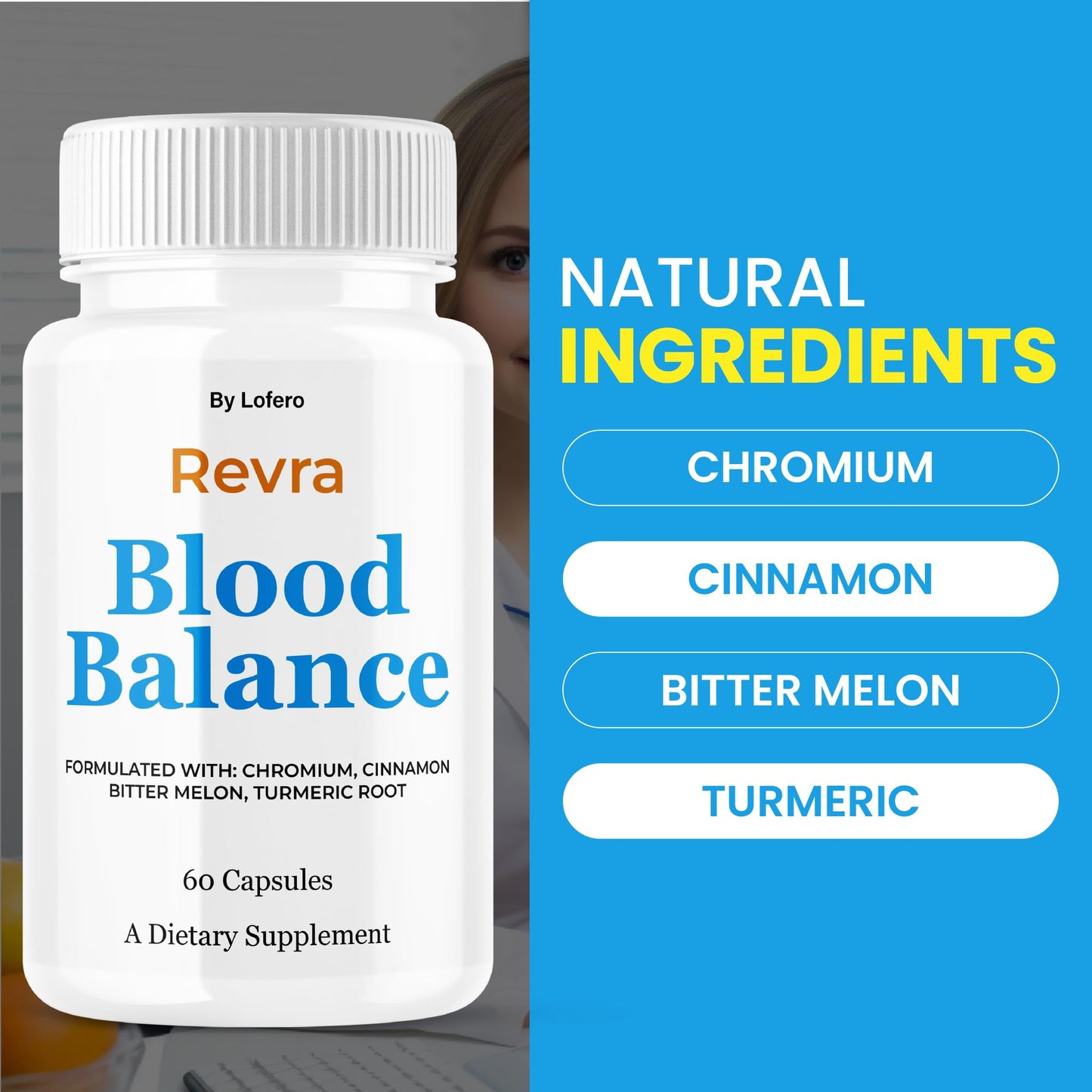 Lofero Revra Blood Balance Capsules, 60-count