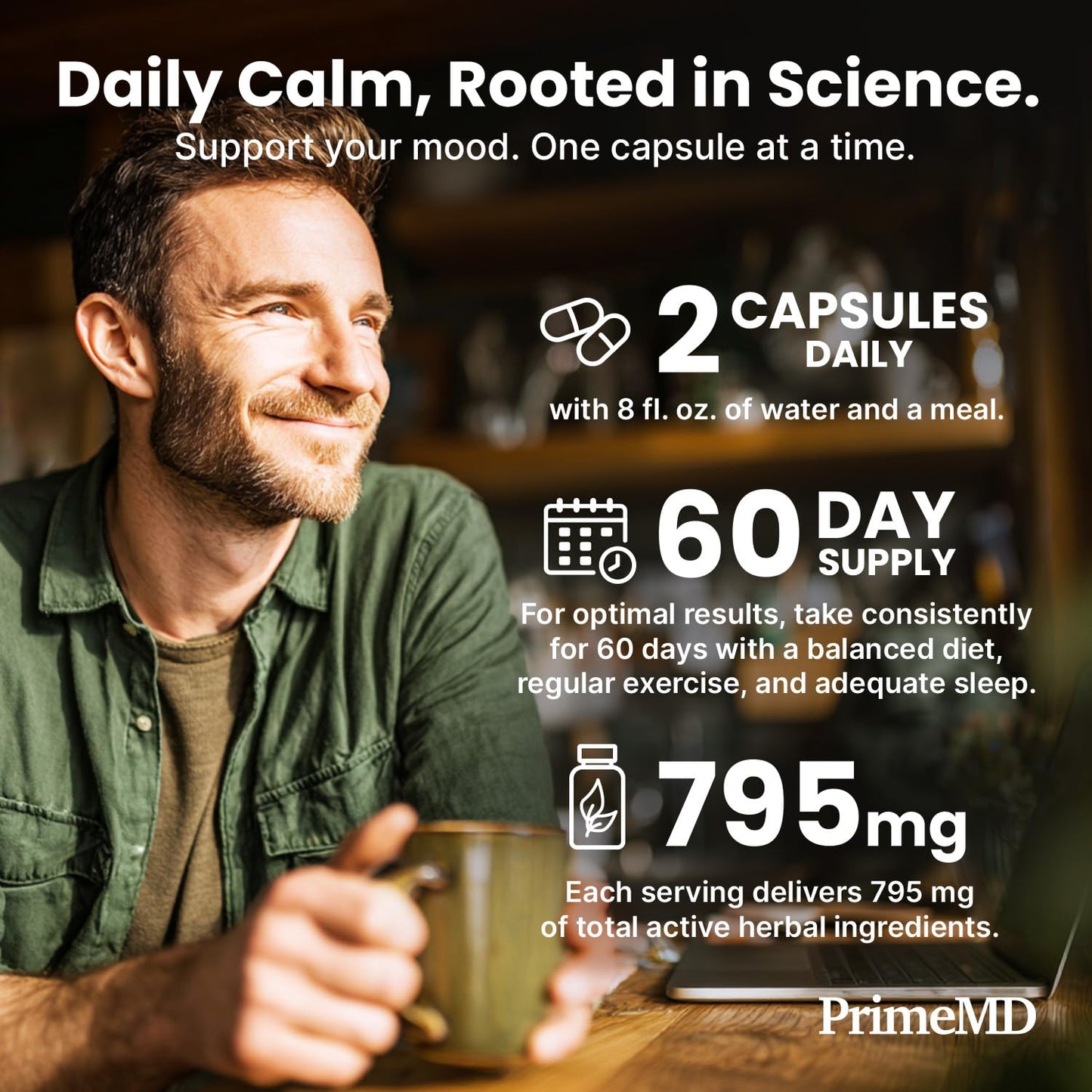 PrimeMD 5-in-1 Cortisol Support Capsules 240 Capsules