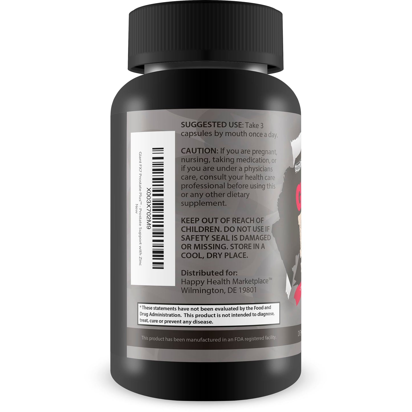 Happy Health Marketplace Giant FX7 Prostate Plus Capsule 1 Count