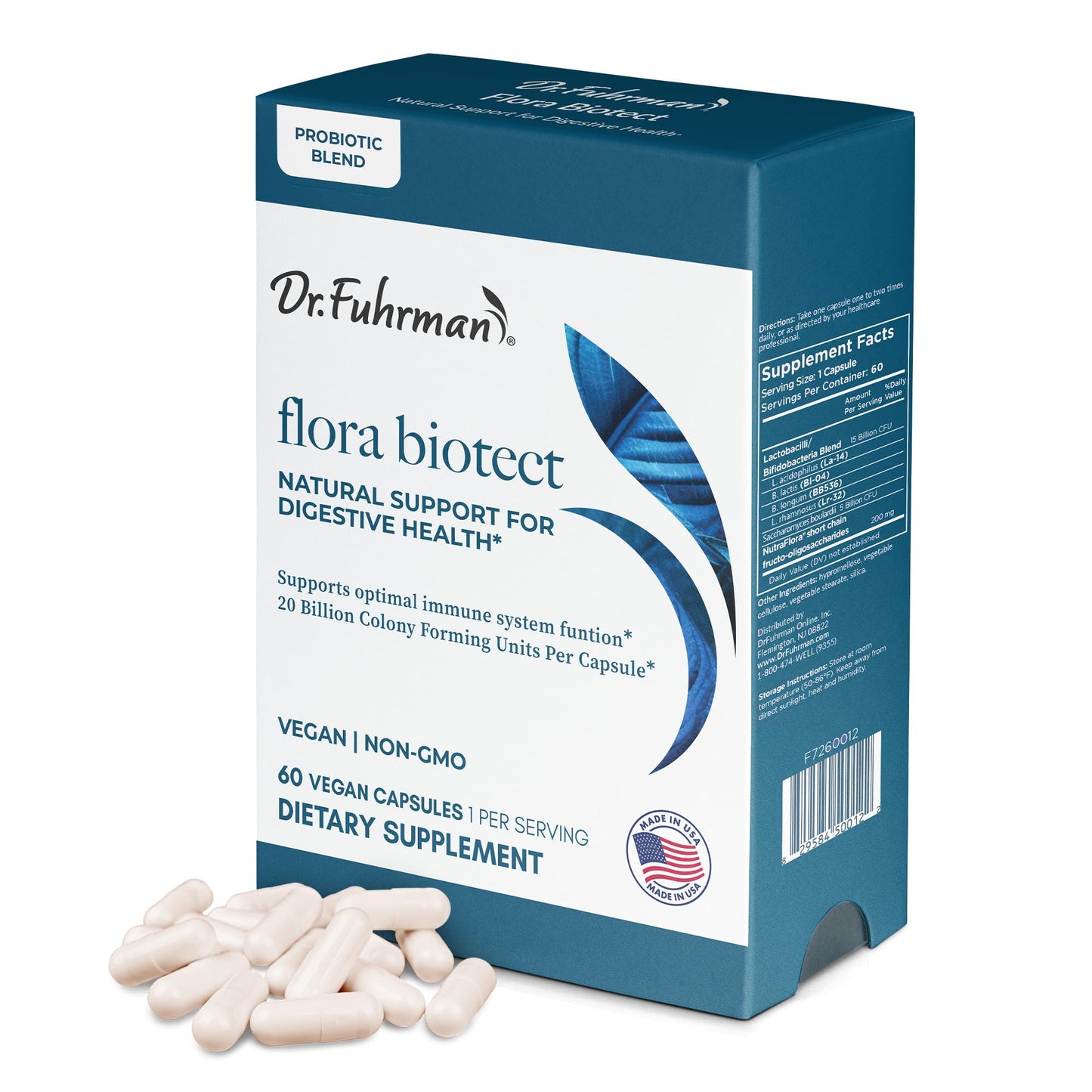Dr. Fuhrman Prebiotic and Probiotic for Women & Men 60 Capsules