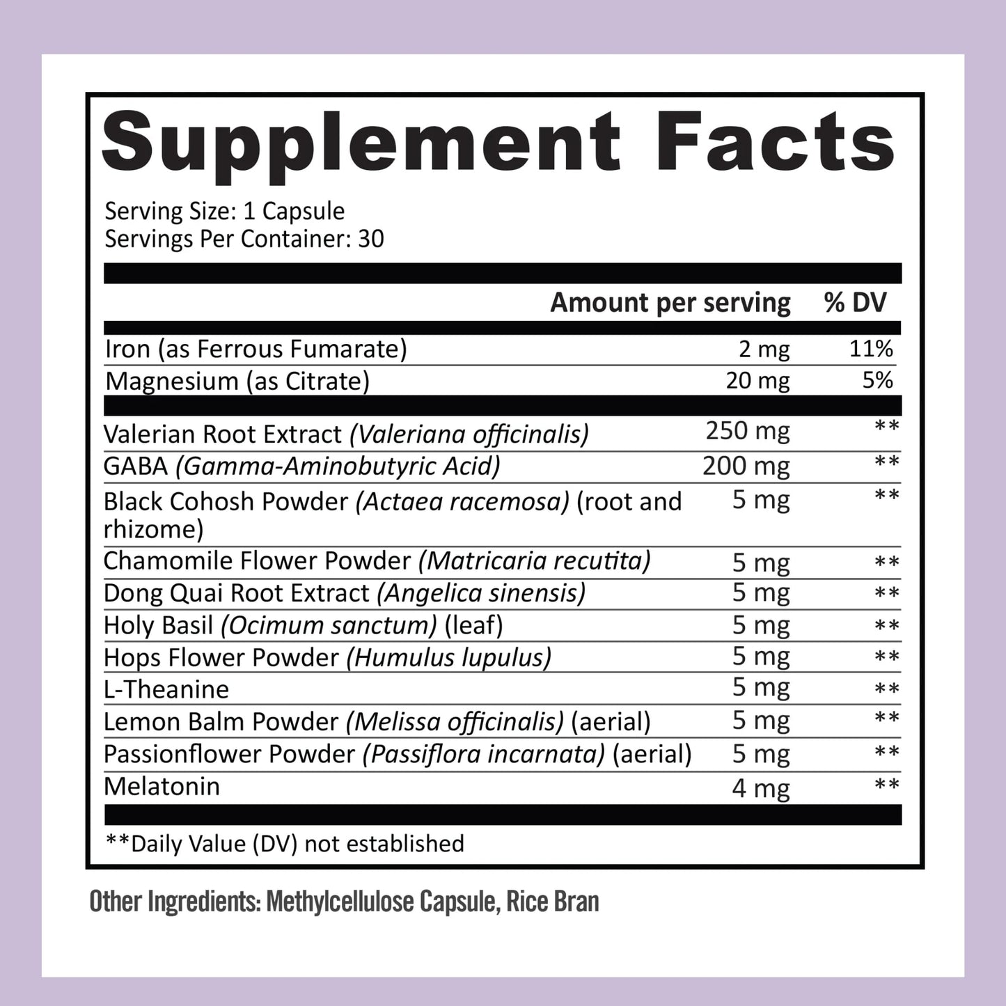 BB Company inergySLEEP Capsule 30 Count