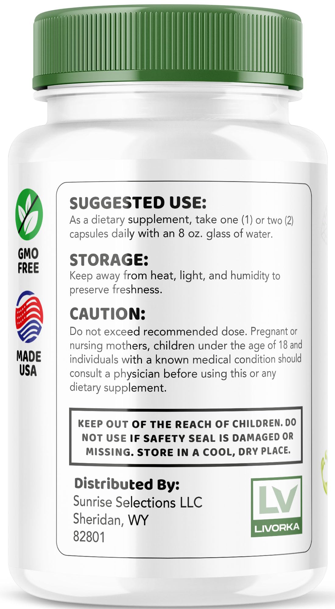 LIVORKA Nicoya Puratea Capsules, 300 Capsules