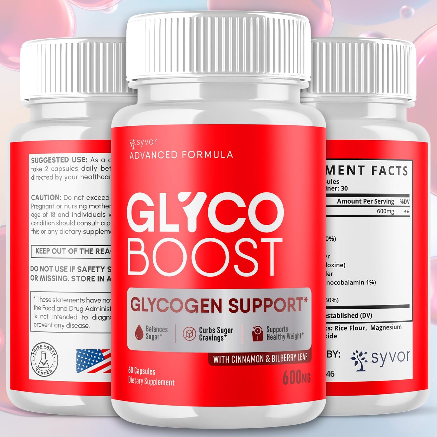 Syvor Glyco Boost Capsules 300 Capsules