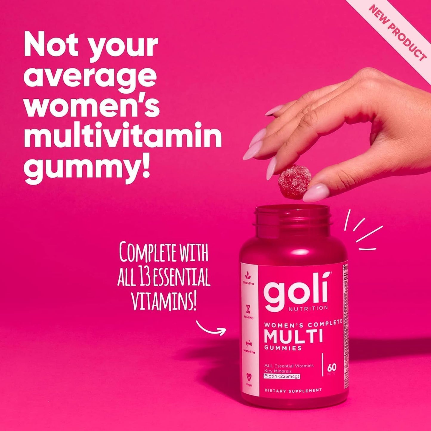 Goli Women's Multivitamin Gummies 60 Count