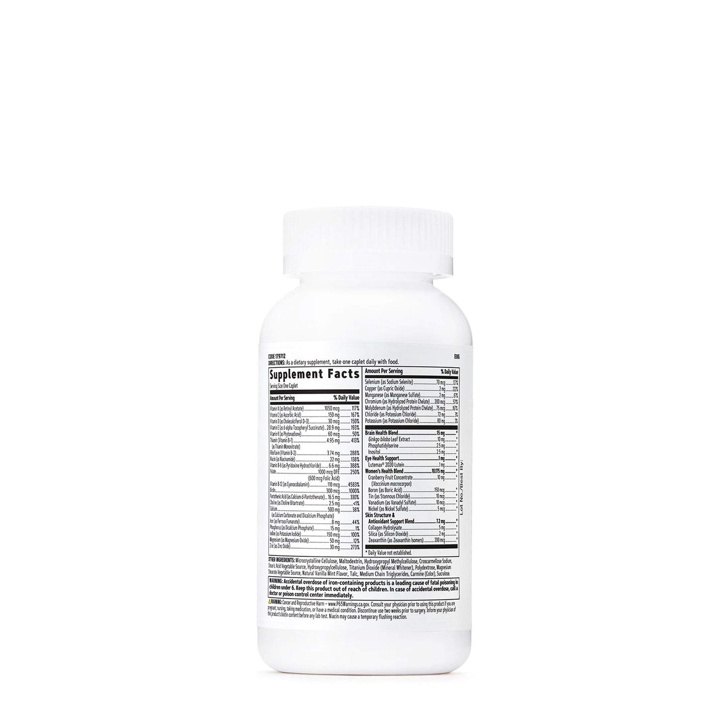 GNC Women's 50 Plus One Daily Multivitamin Caplets 60