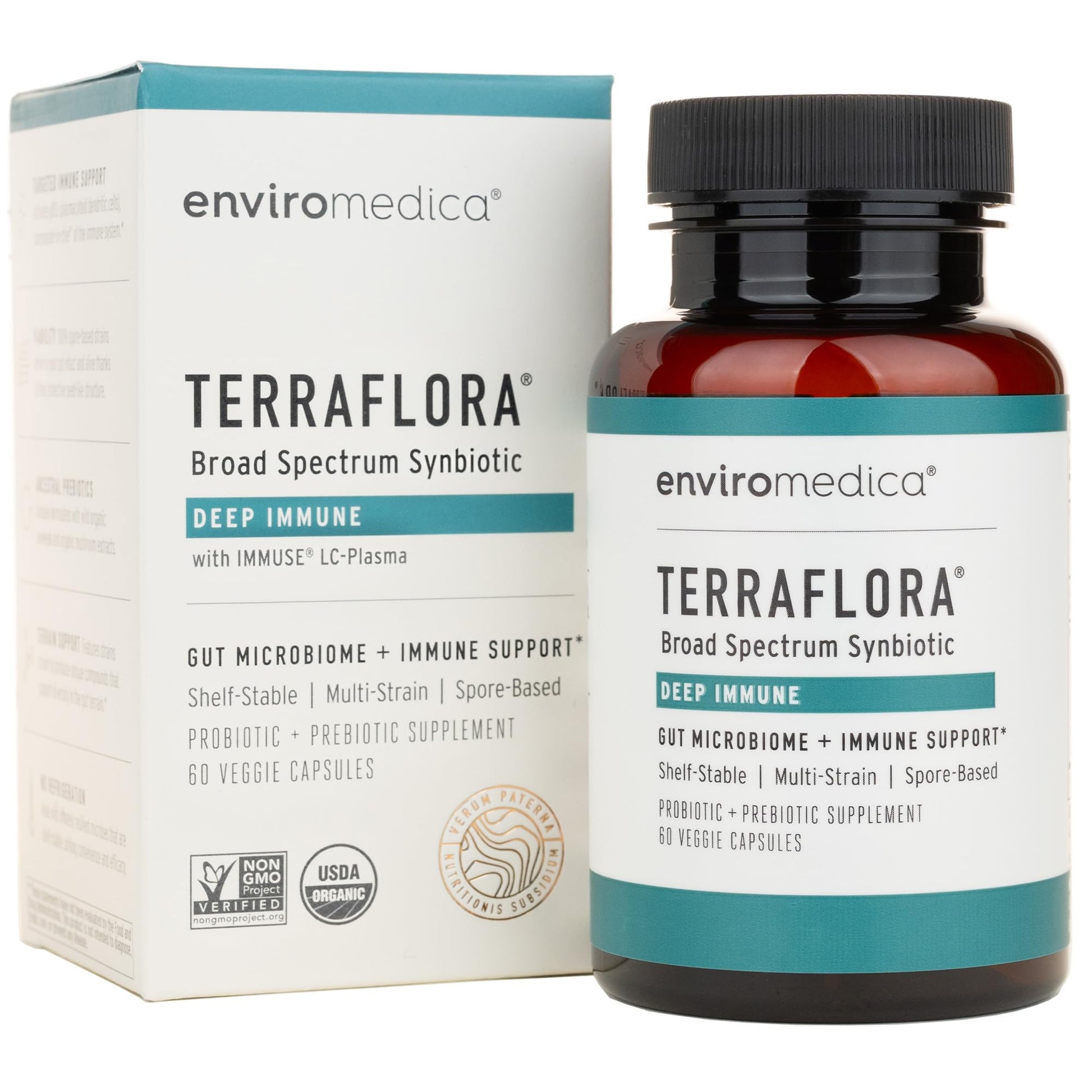 Enviromedica Terraflora Deep Immune Synbiotic 60 Capsules
