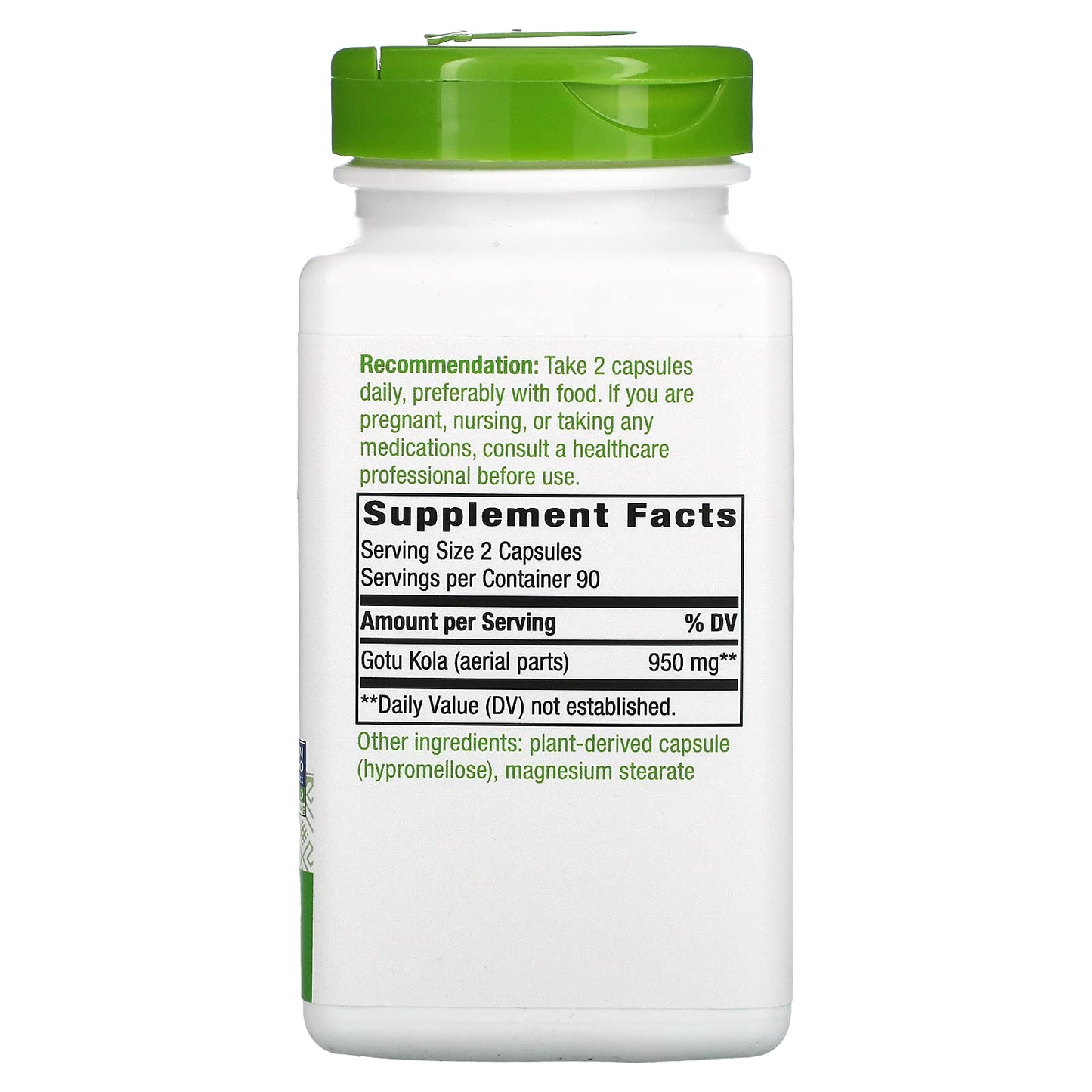 Nature's Way Gotu Kola Capsules 180