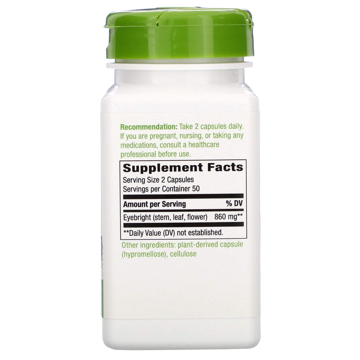 Nature's Way Eyebright Herb Capsule 100