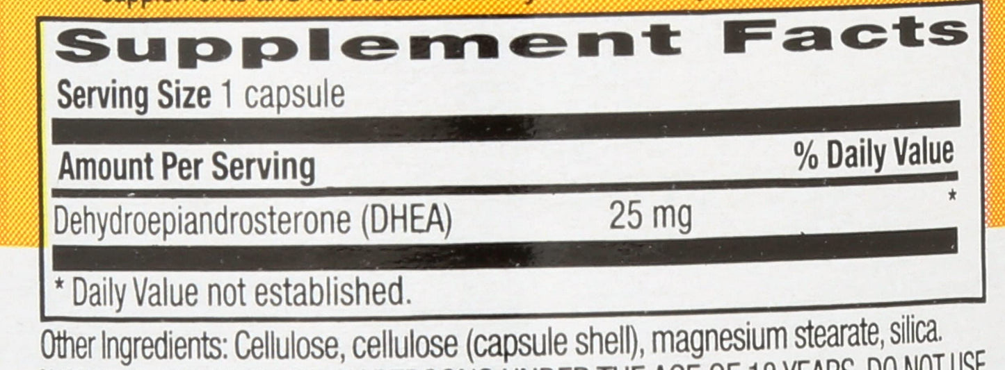 Country Life DHEA 25 mg Capsule 90 Count
