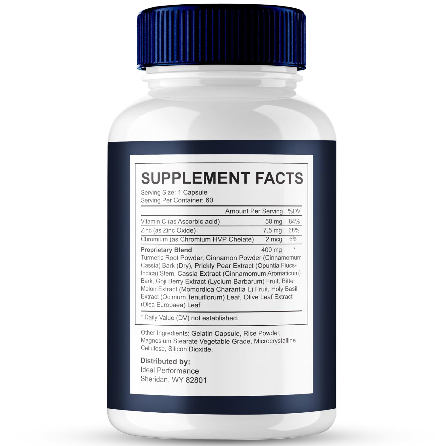 IDEAL PERFORMANCE Glyvorin Advanced Formula Blood Support Capsule 60 Count
