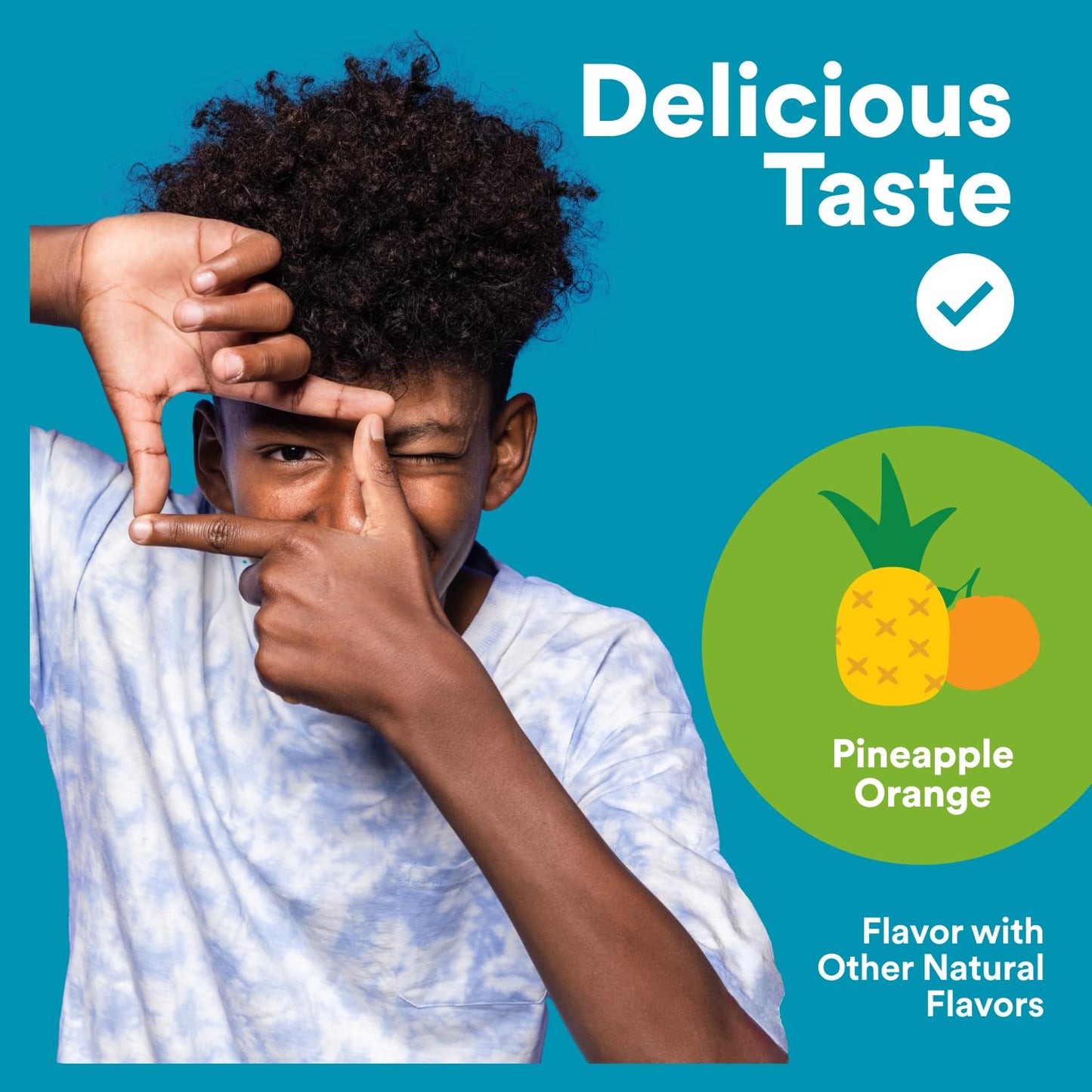 SmartyPants Teen Guy Plus Multi & Omegas Multivitamin Gummies with Omega 3 DHA/EPA, Vitamins D3, C, B12, B6, A, K, Zinc, Folate, Gluten Free, Clean Label, Pineapple Orange, 60 Gummies (30 Day Supply)