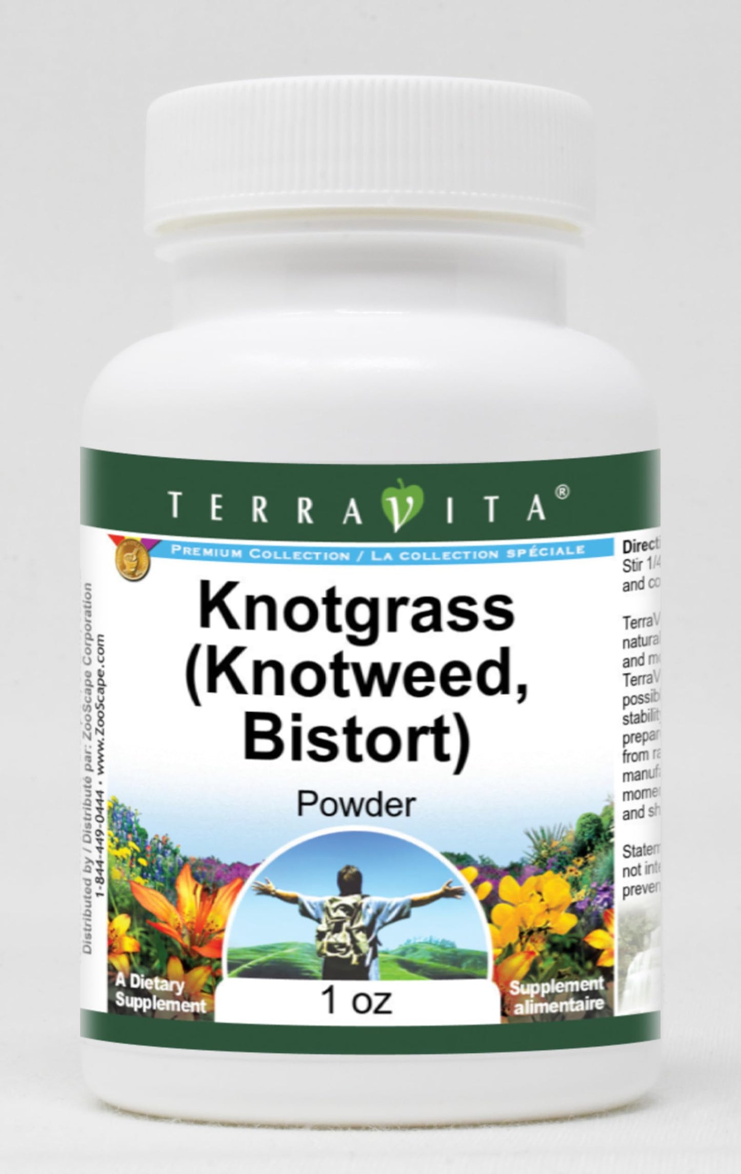 Terravita Knotgrass (Knotweed, Bistort) Powder, 1 oz