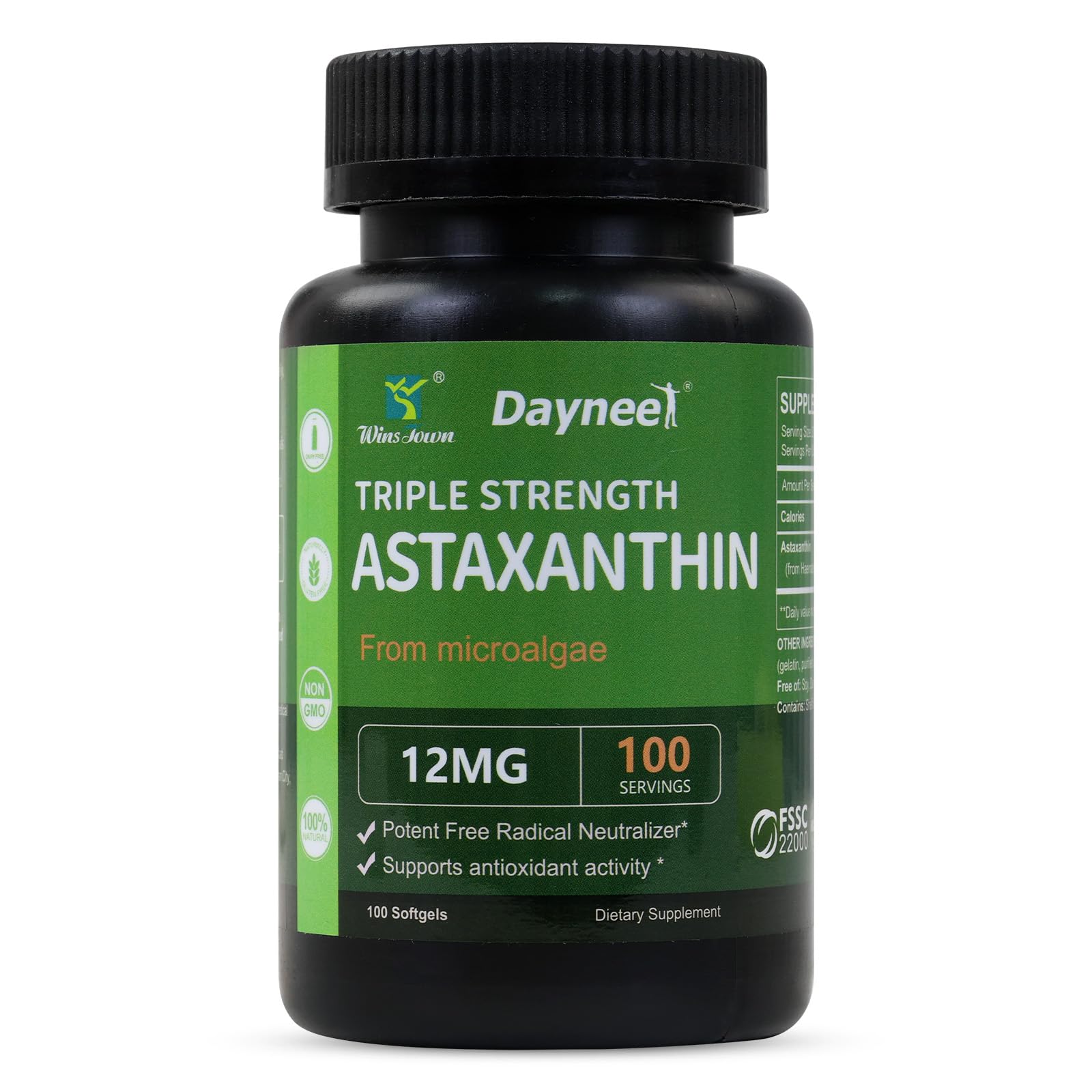 Wins Town Astaxanthin Softgels 100