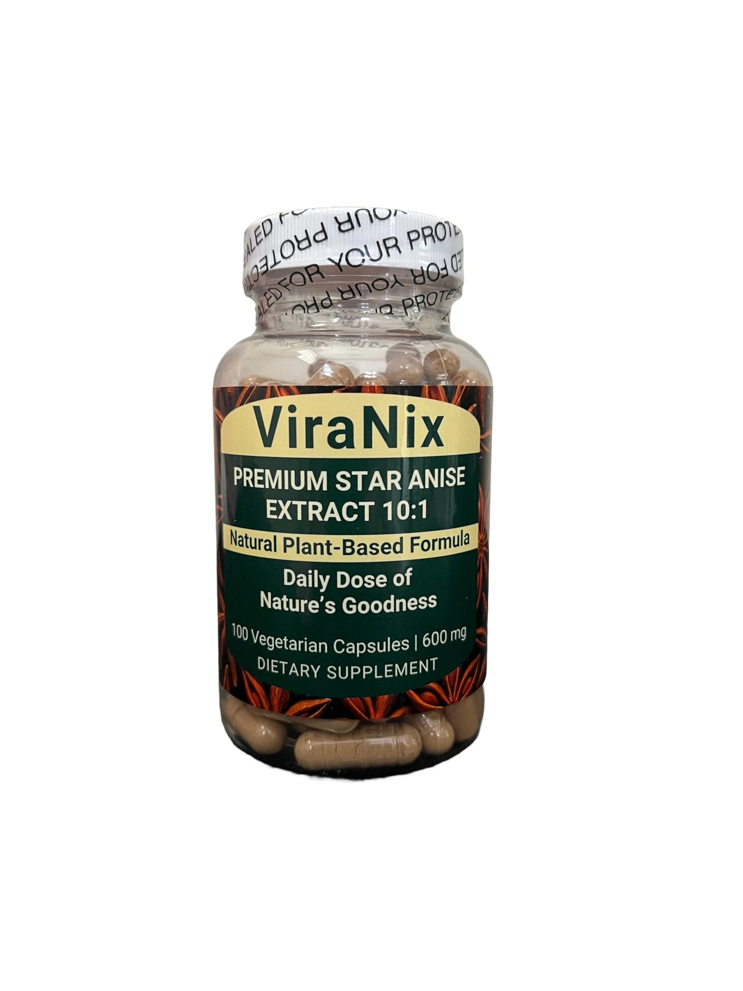 Generic MAD Naturals Premium Star Anise 10:1 Extract 600mg per Capsule, 100 Capsules