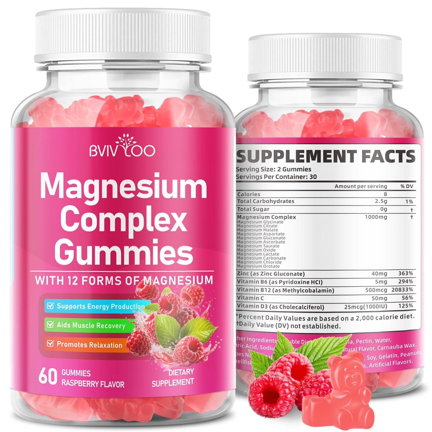 BVIVLOO Magnesium Complex Gummies Gummy 2