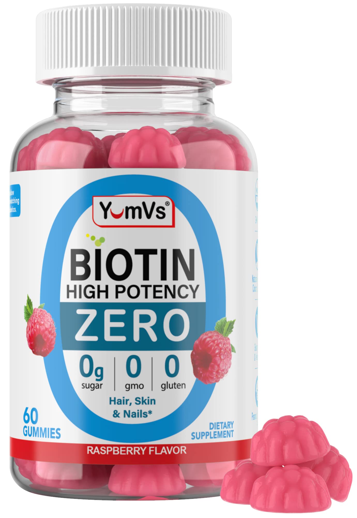 YUM-V'S Biotin Gummy 60 Count