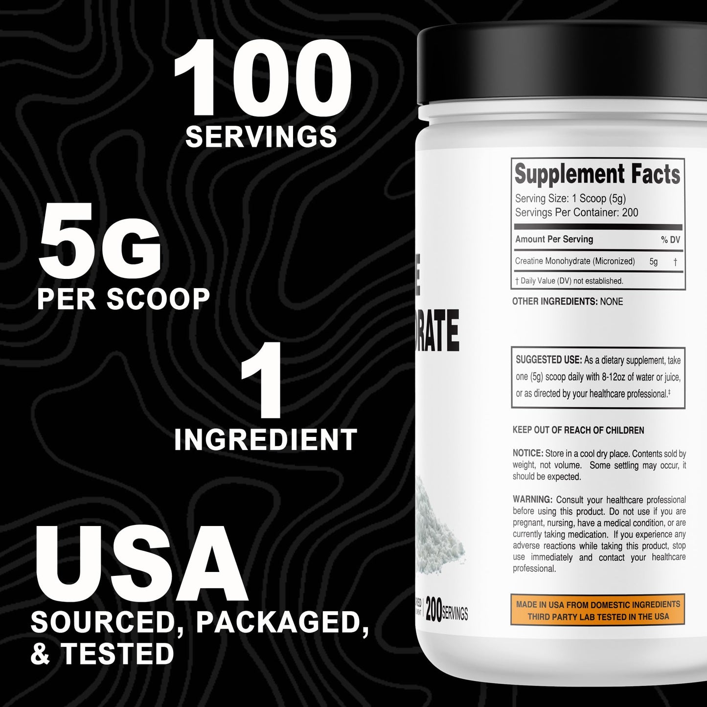 It's Just! Creatine Monohydrate Powder 35.2 oz