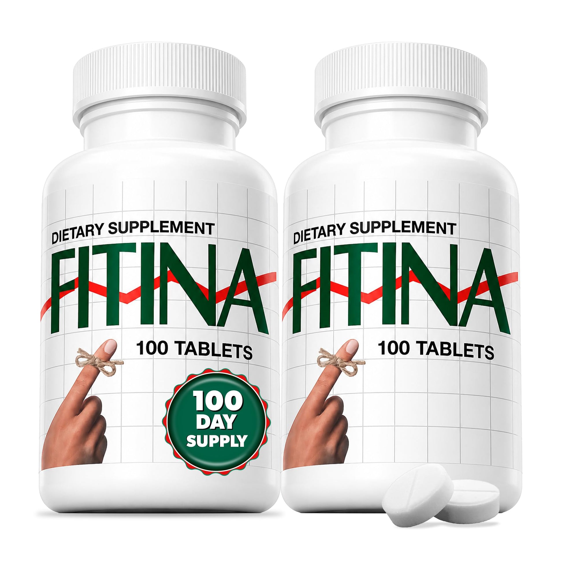 Fitina Brain Supplement with B6 & Thiamine Tablets, 200 Tablets