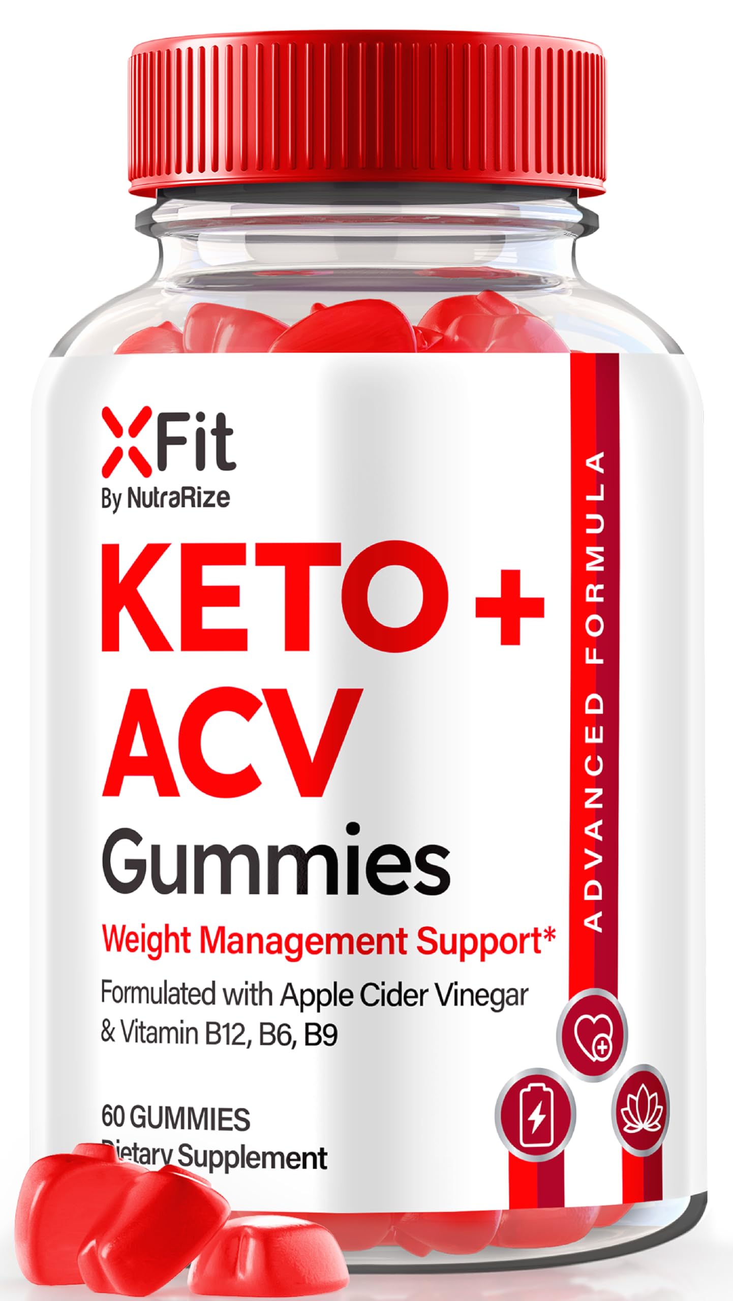 NutraRize Xfit Keto Gummies for Weight Loss 60 Gummies
