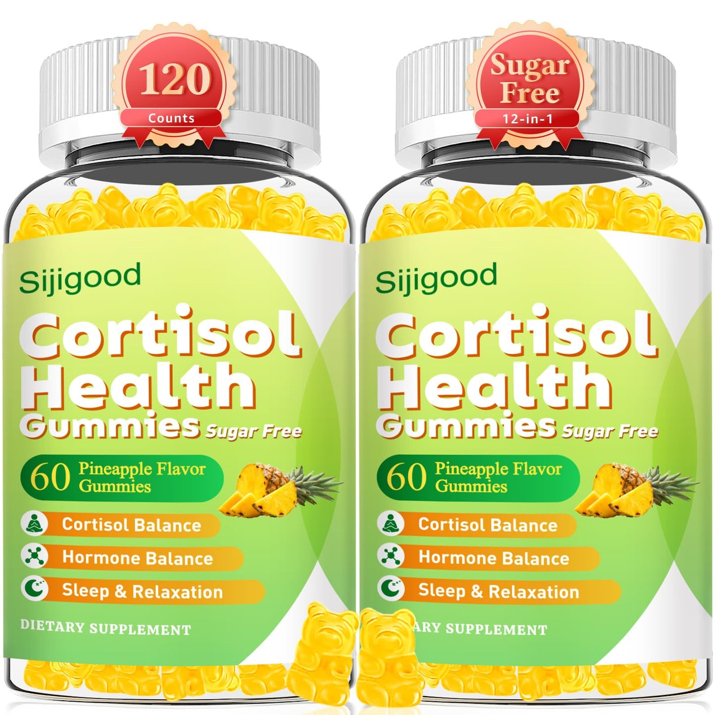 Sijigood Cortisol Gummies 120 Gummies